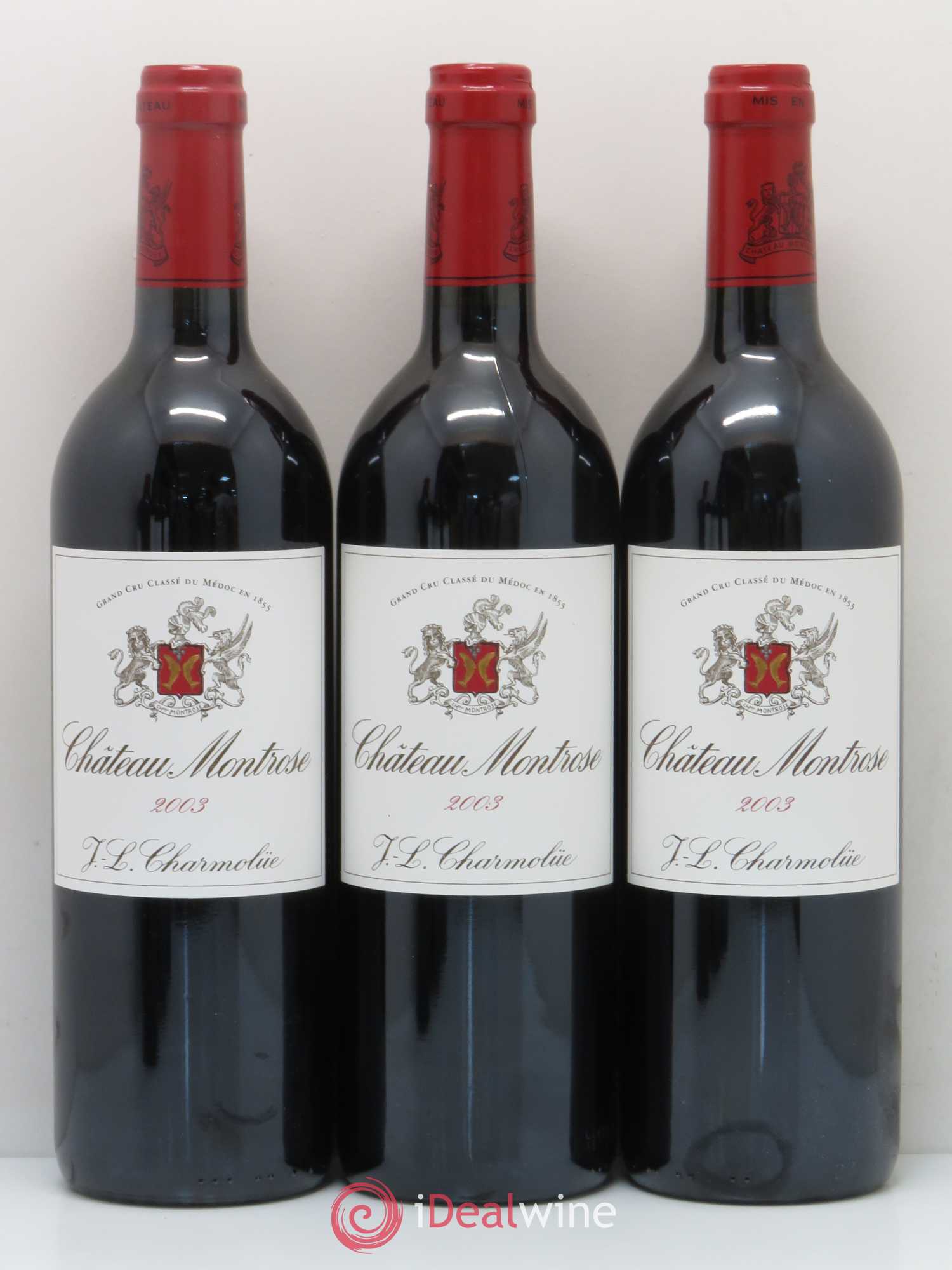 Château Montrose 2ème Grand Cru Classé 2003 - Lot de 6 bouteilles - 1