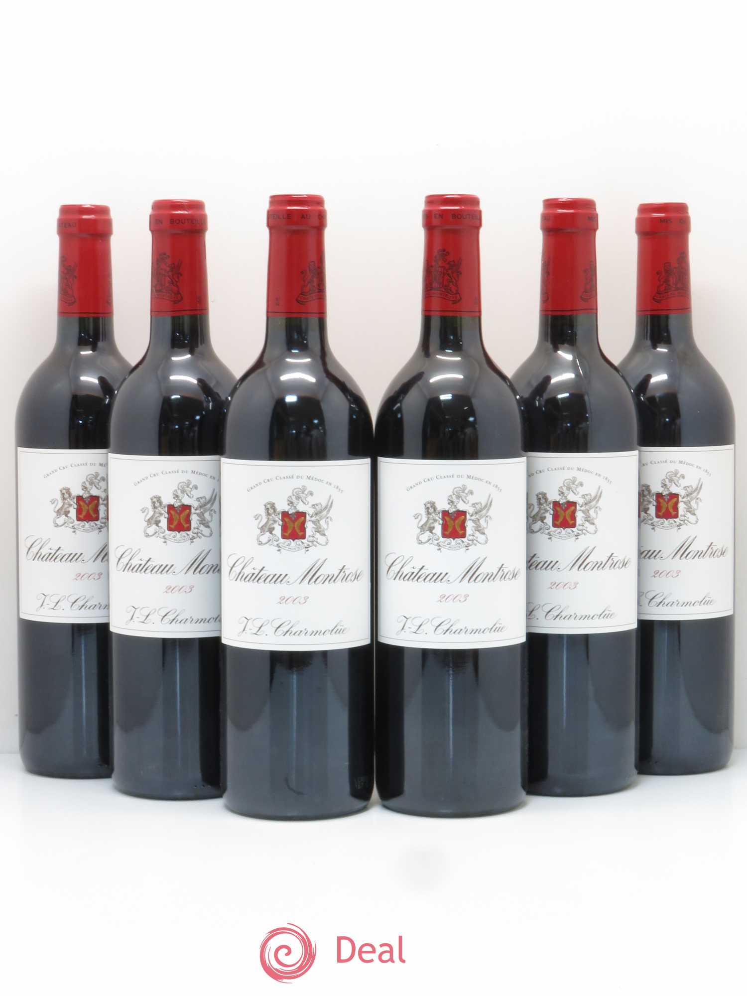 Château Montrose 2ème Grand Cru Classé 2003 - Lot de 6 bouteilles - 0