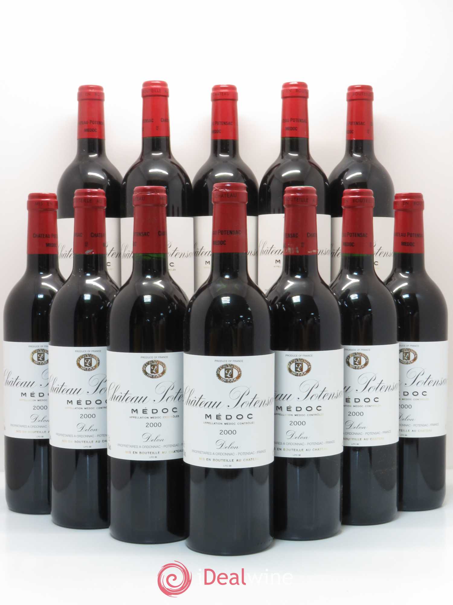 Château Potensac 2000 - Lot de 12 bouteilles - 0