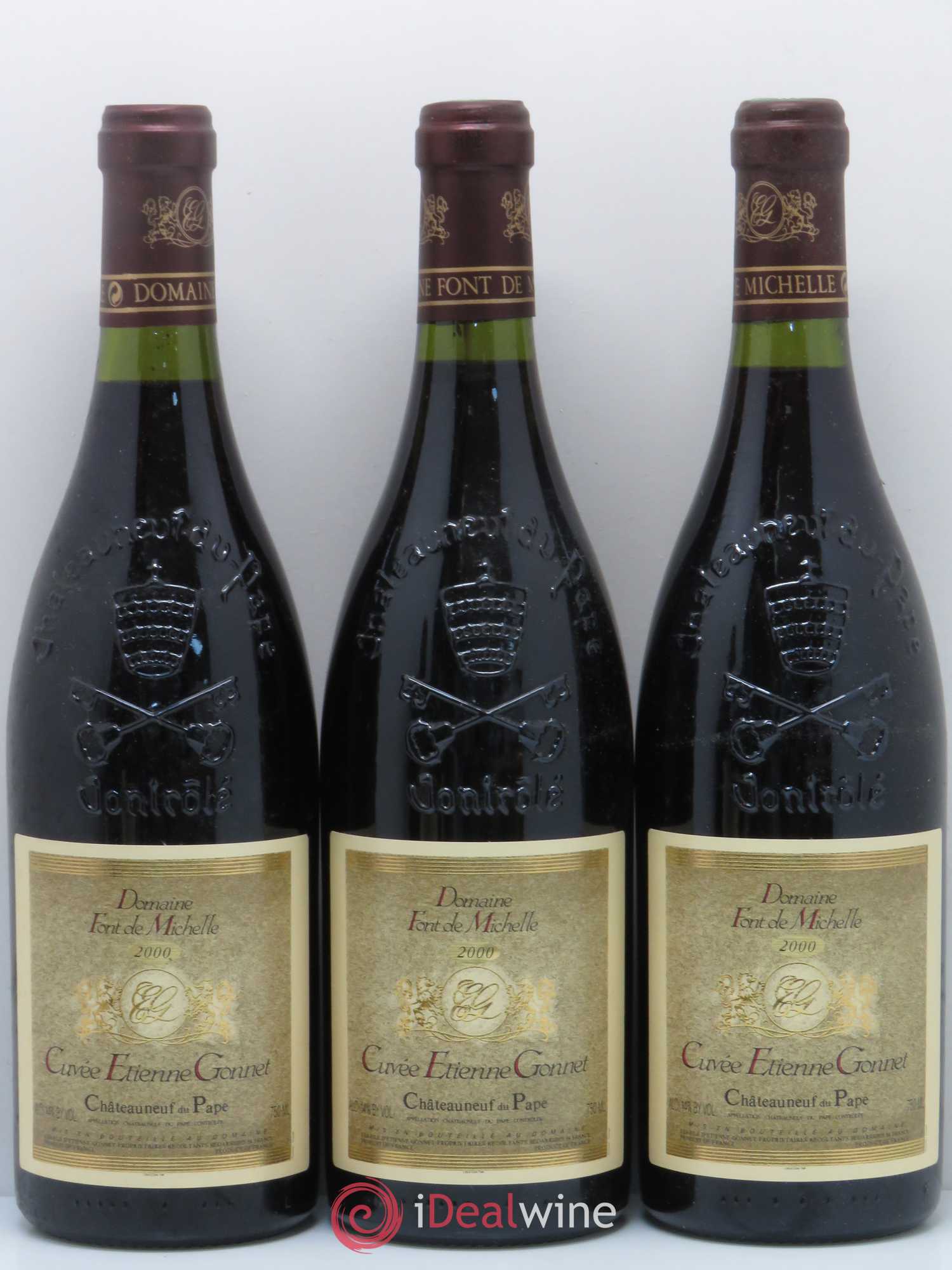 Châteauneuf-du-Pape Domaine Font de Michelle Cuvée Etienne Gonnet Famille Gonnet 2000 - Lot of 6 bottles - 1