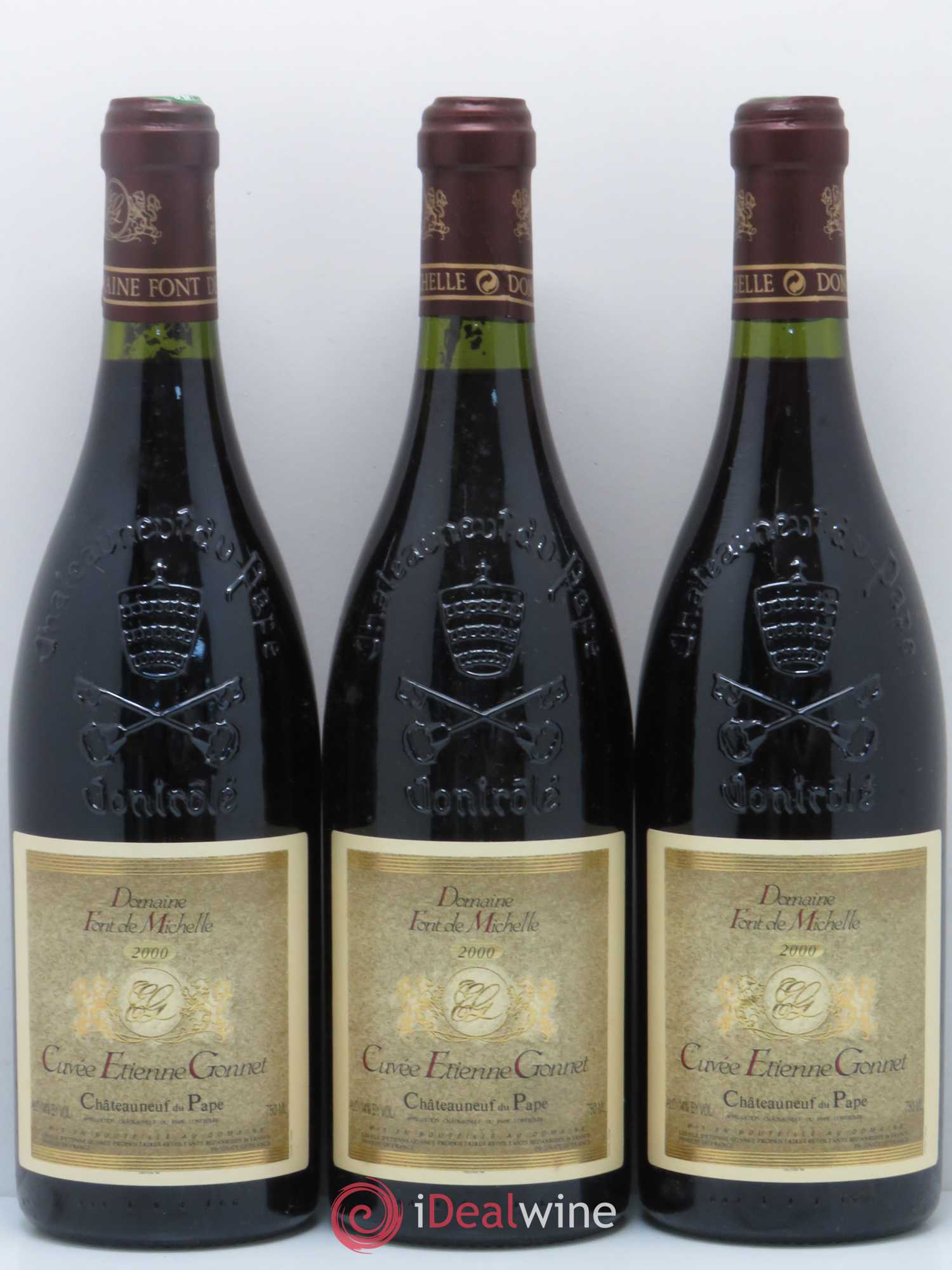 Châteauneuf-du-Pape Domaine Font de Michelle Cuvée Etienne Gonnet Famille Gonnet 2000 - Lot of 6 bottles - 2
