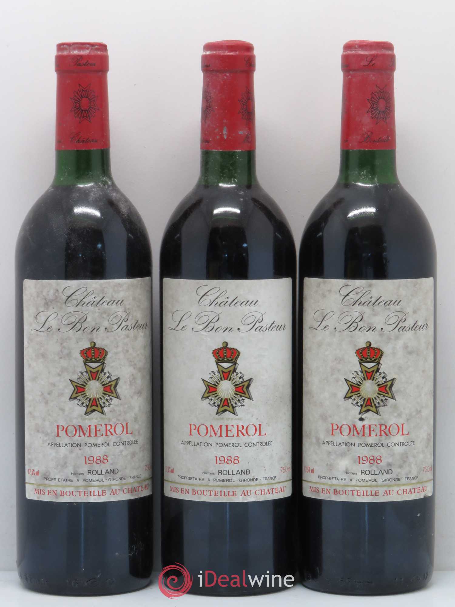 Château le Bon Pasteur 1988 - Lot de 6 bouteilles - 1
