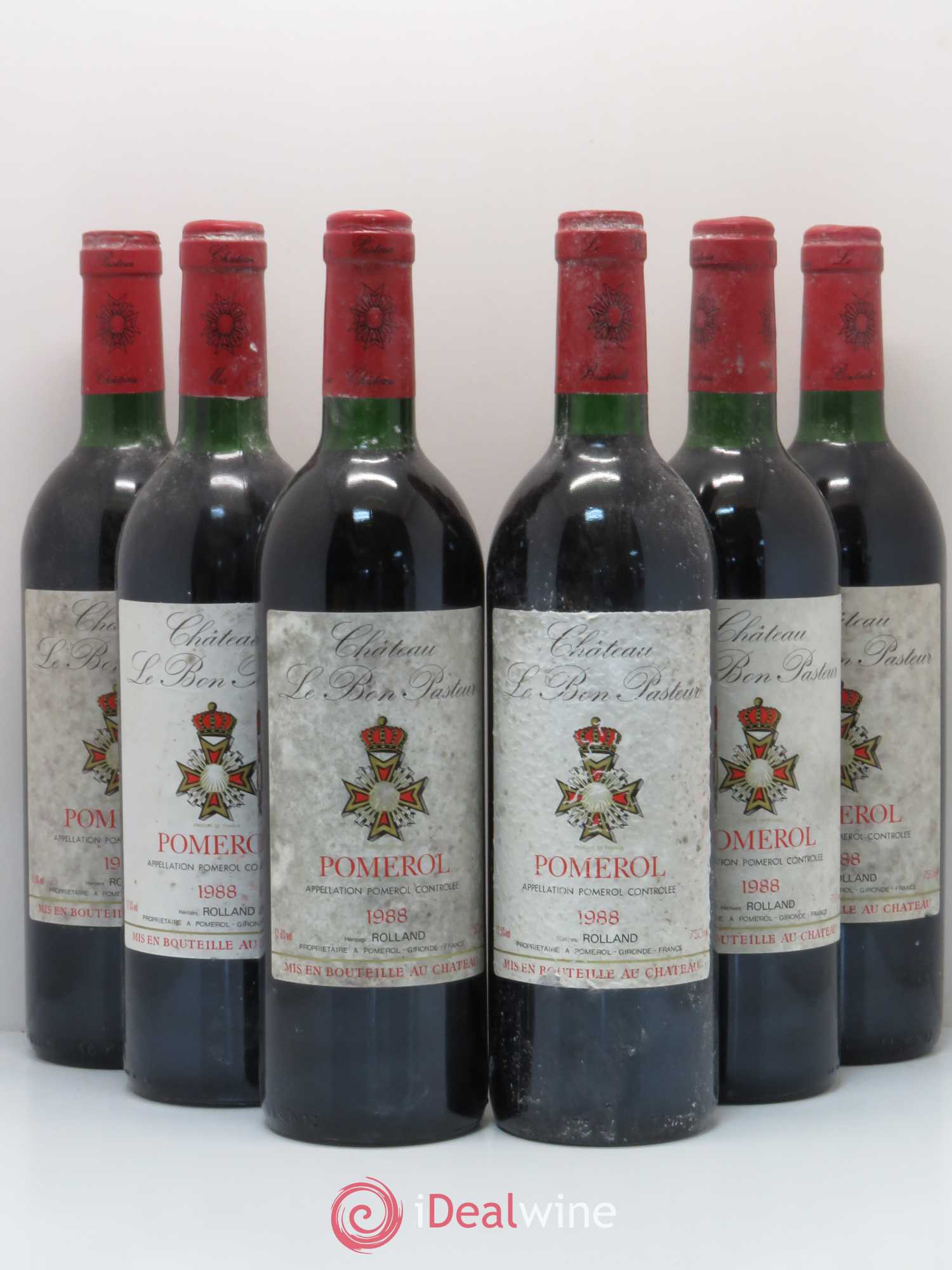 Château le Bon Pasteur 1988 - Lot de 6 bouteilles - 0