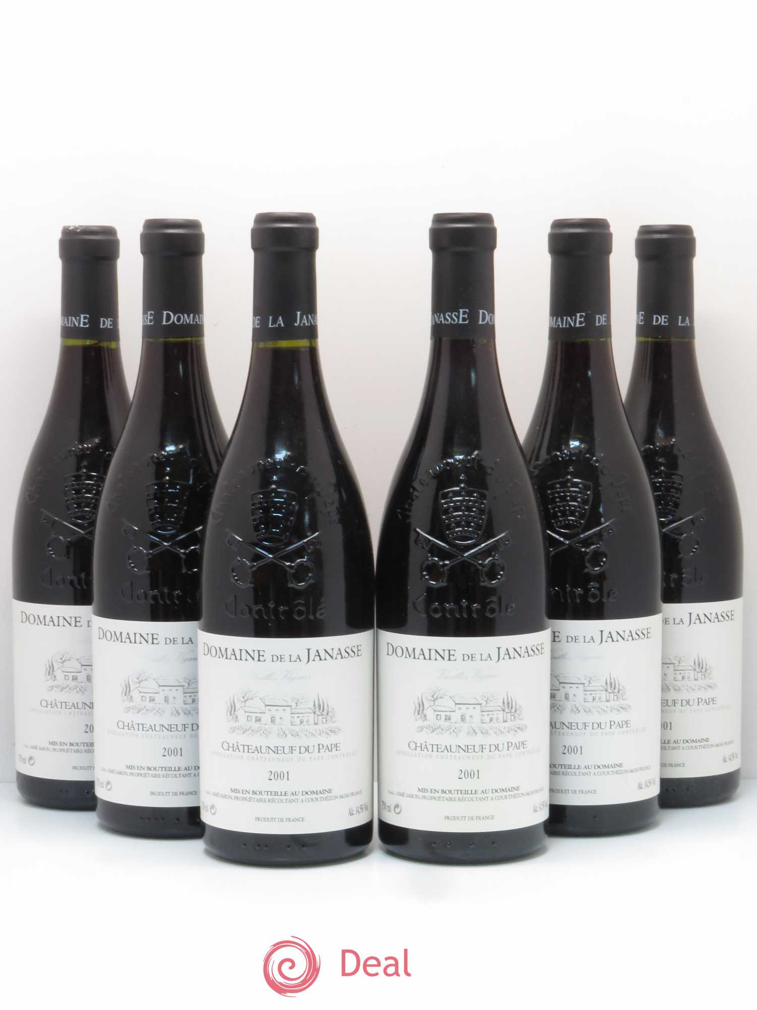 Châteauneuf-du-Pape Cuvée Vieilles Vignes La Janasse (Domaine de) 2001 - Lot de 6 bouteilles - 0