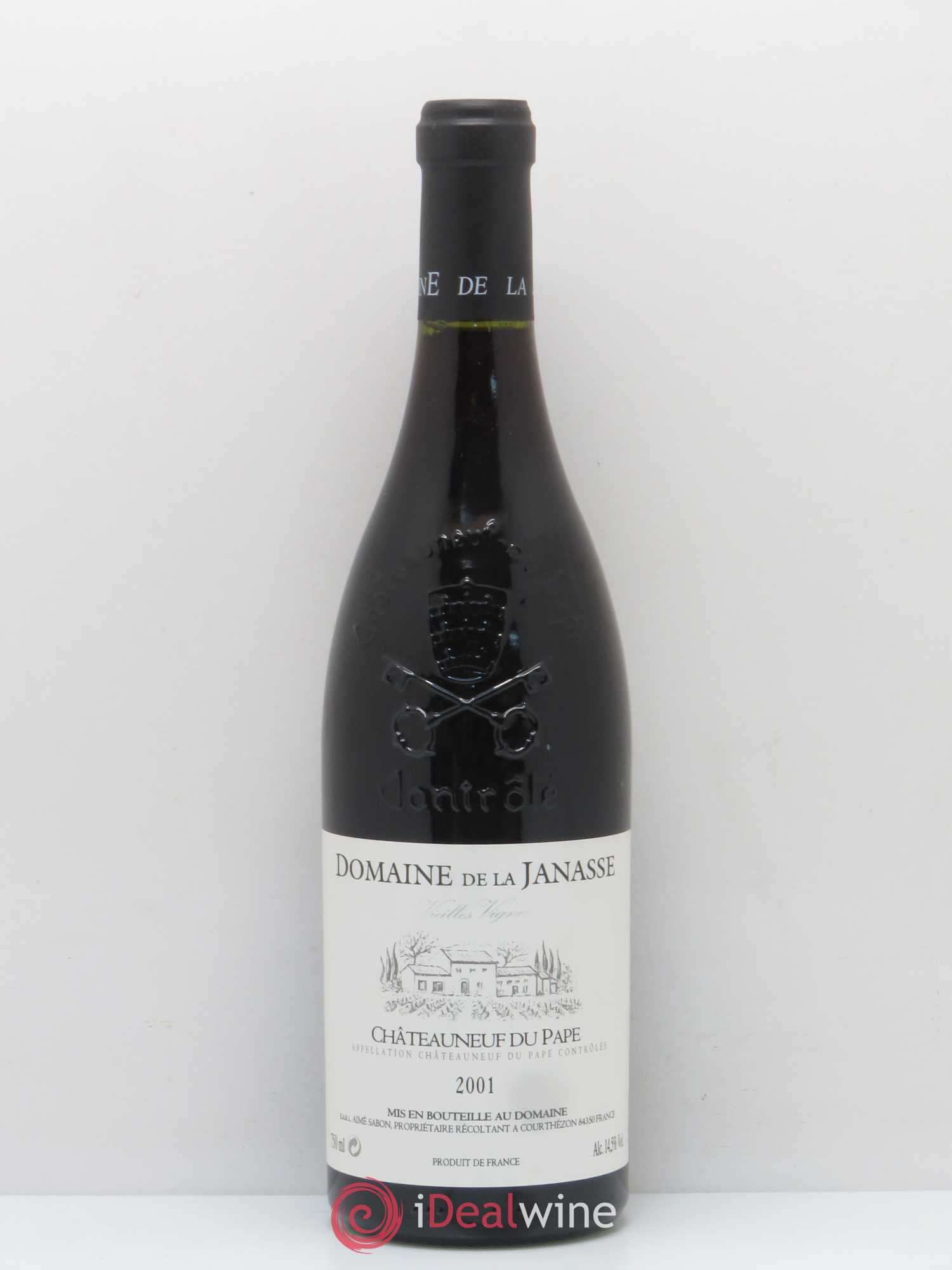 Châteauneuf-du-Pape Cuvée Vieilles Vignes La Janasse (Domaine de) 2001 - Lot de 1 bouteille - 0