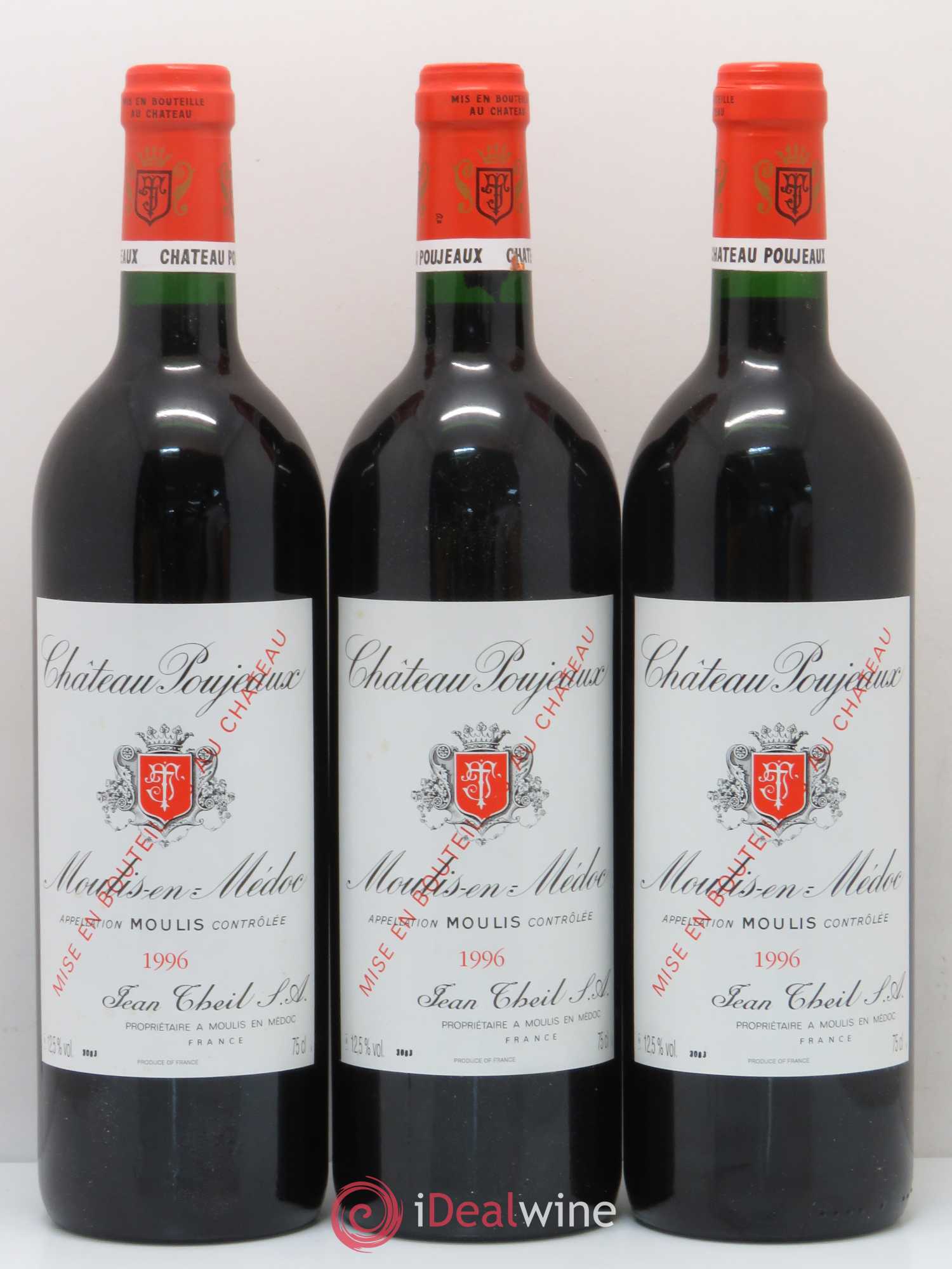 Château Poujeaux 1996 - Lot de 12 bouteilles - 3