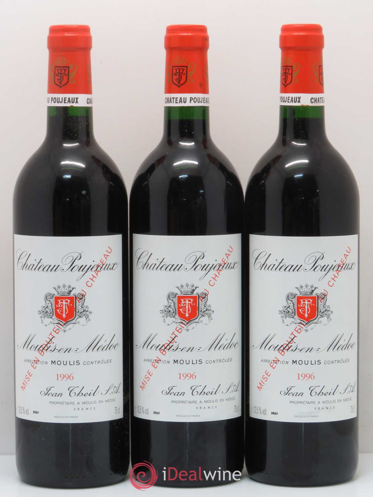 Château Poujeaux 1996 - Lot de 12 bouteilles - 4