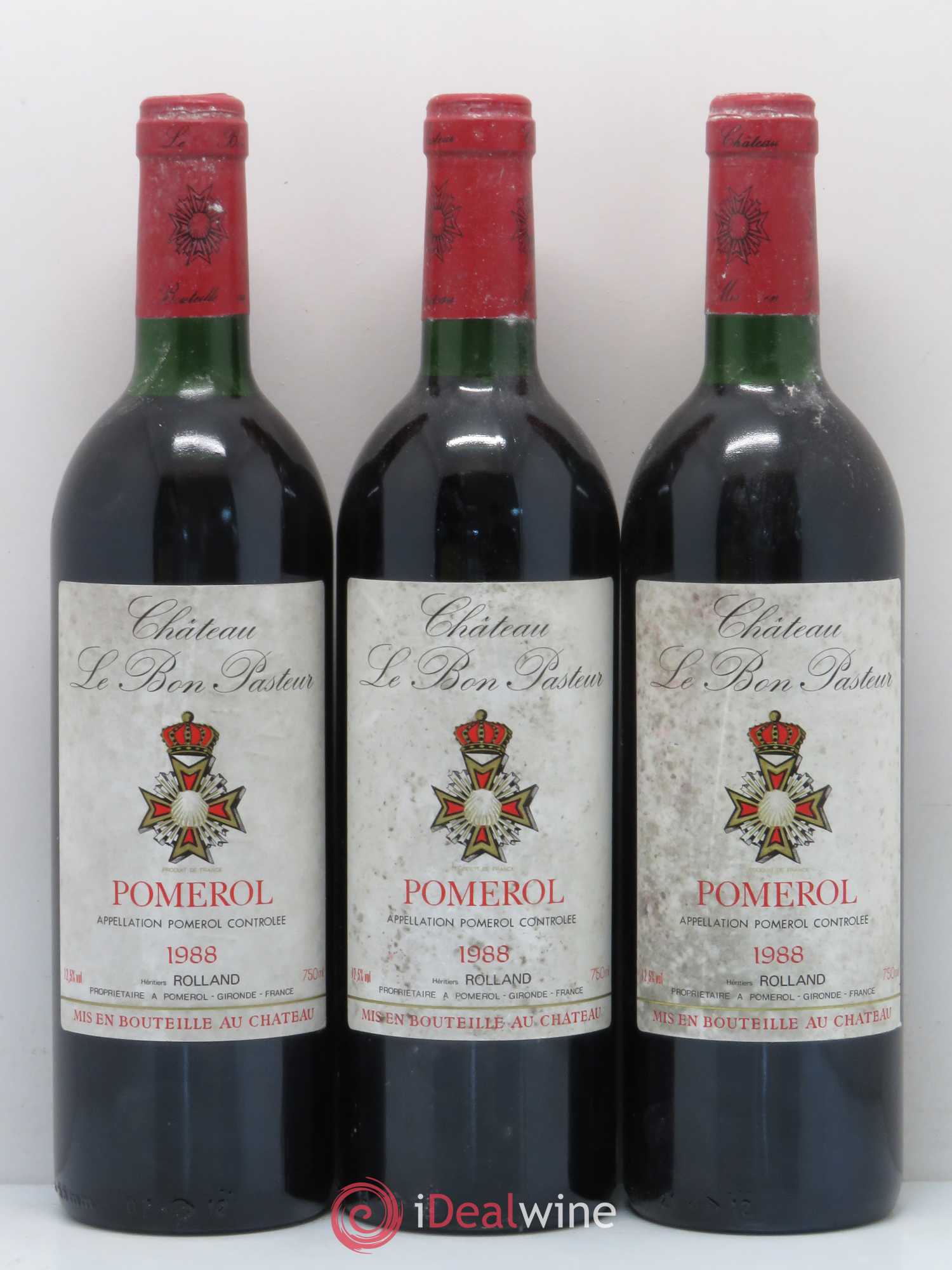 Château le Bon Pasteur 1988 - Lot de 5 bouteilles - 1