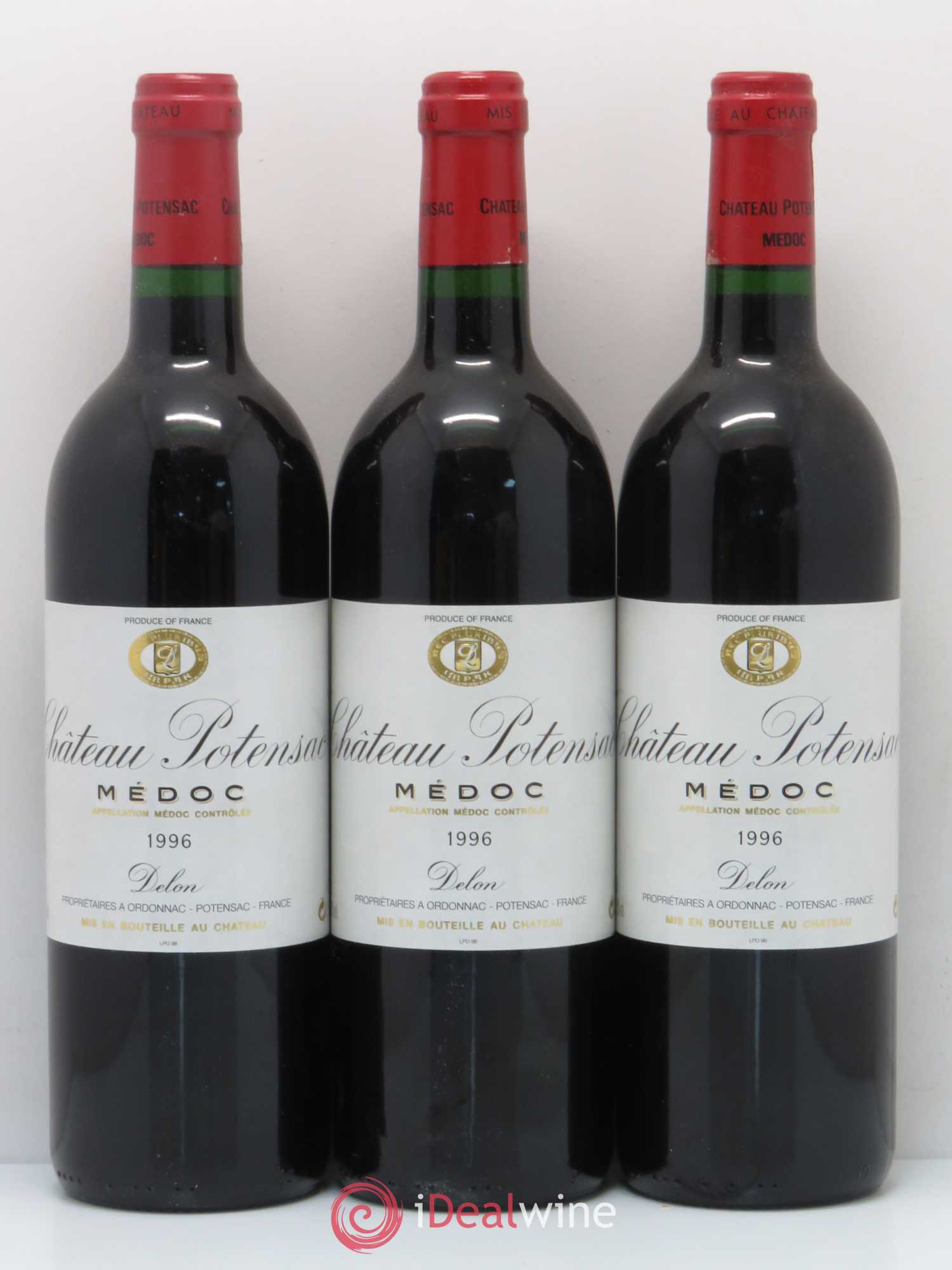 Château Potensac 1996 - Lot de 12 bouteilles - 2