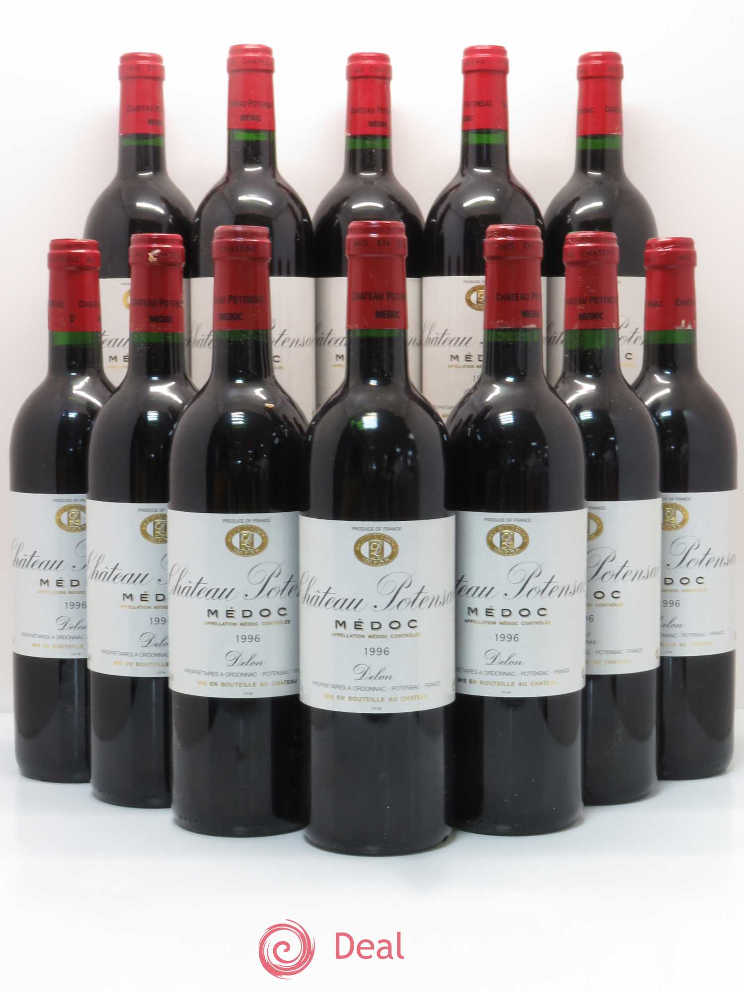 Château Potensac 1996 - Lot de 12 bouteilles - 0