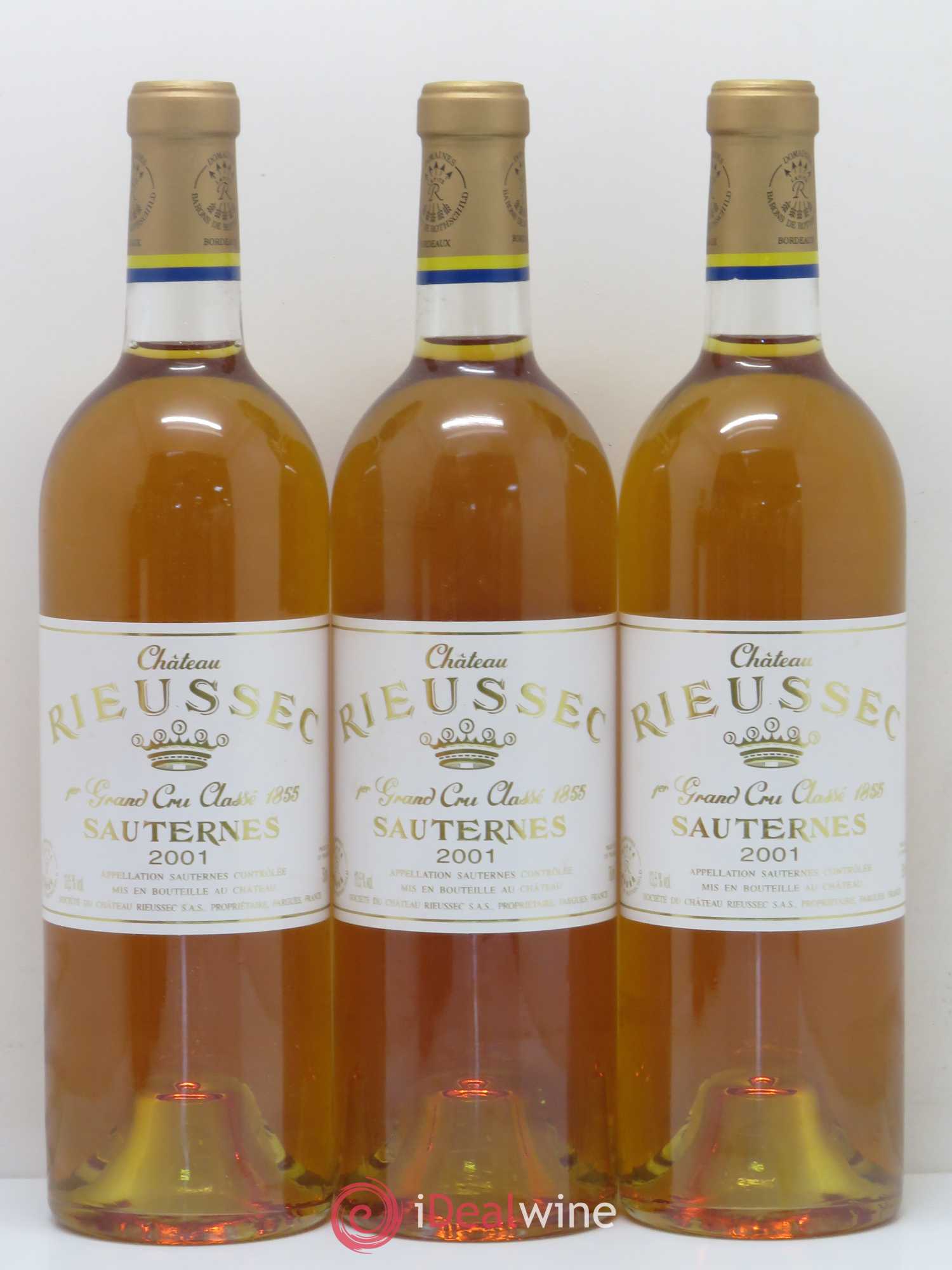 Château Rieussec 1er Grand Cru Classé 2001 - Lotto di 6 bottiglie - 1