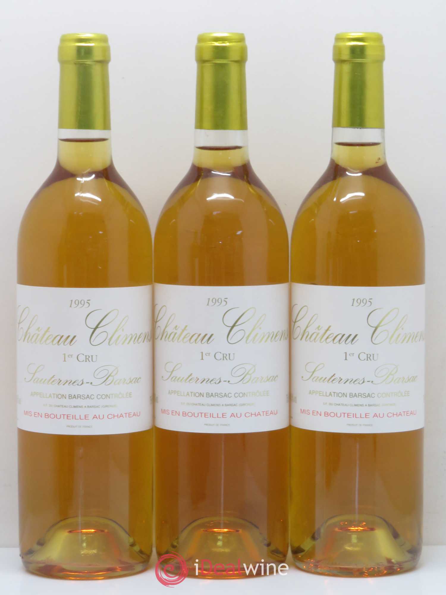 Château Climens 1er Grand Cru Classé 1995 - Lotto di 6 bottiglie - 1