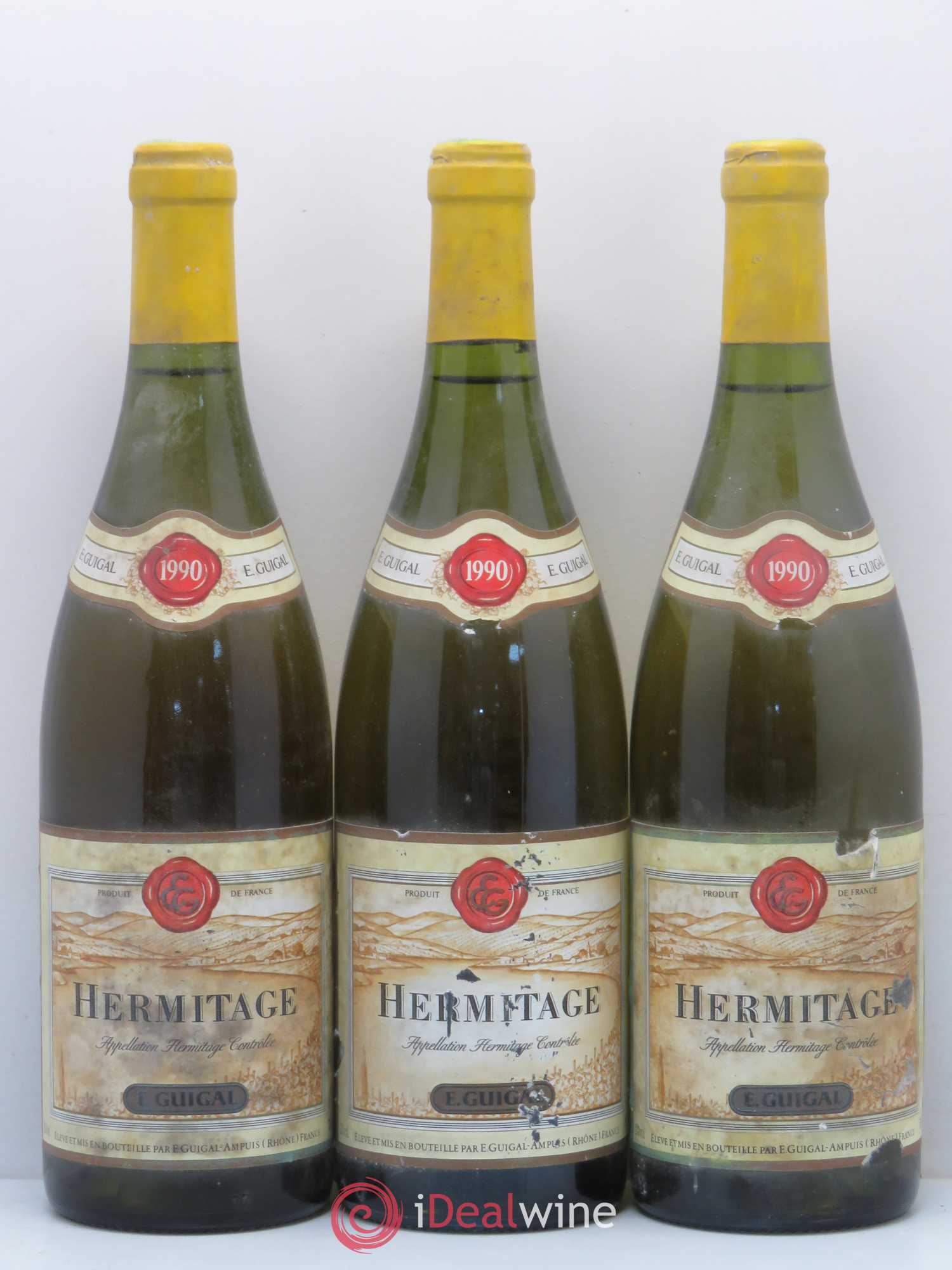 Hermitage Guigal 1990 - Lot de 6 bouteilles - 1