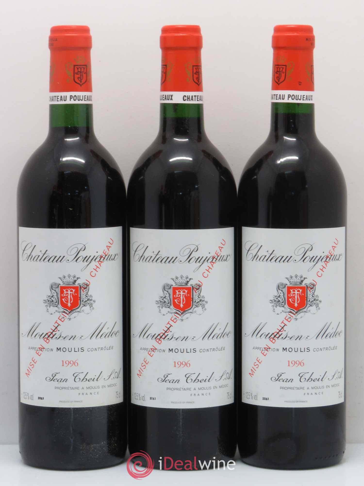 Château Poujeaux 1996 - Lot de 6 bouteilles - 1