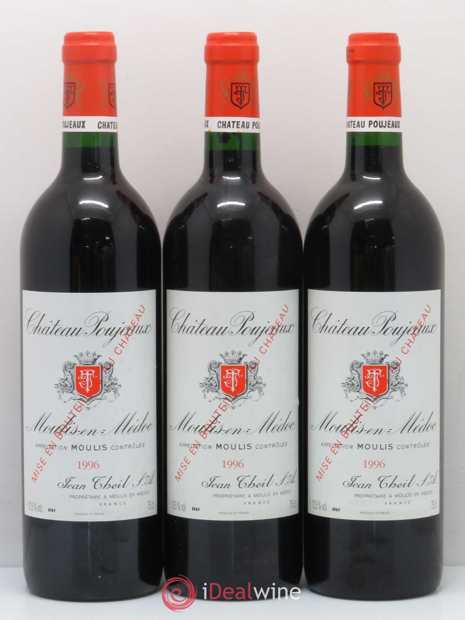 Château Poujeaux 1996 - Lot de 6 bouteilles - 2