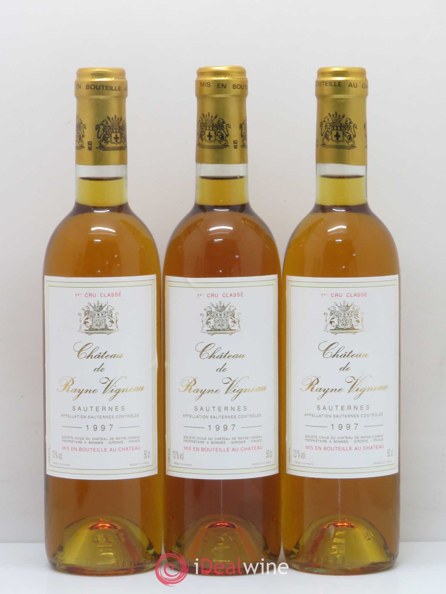 Château de Rayne Vigneau 1er Grand Cru Classé 1997 - Lotto di 6 bottiglie - 1