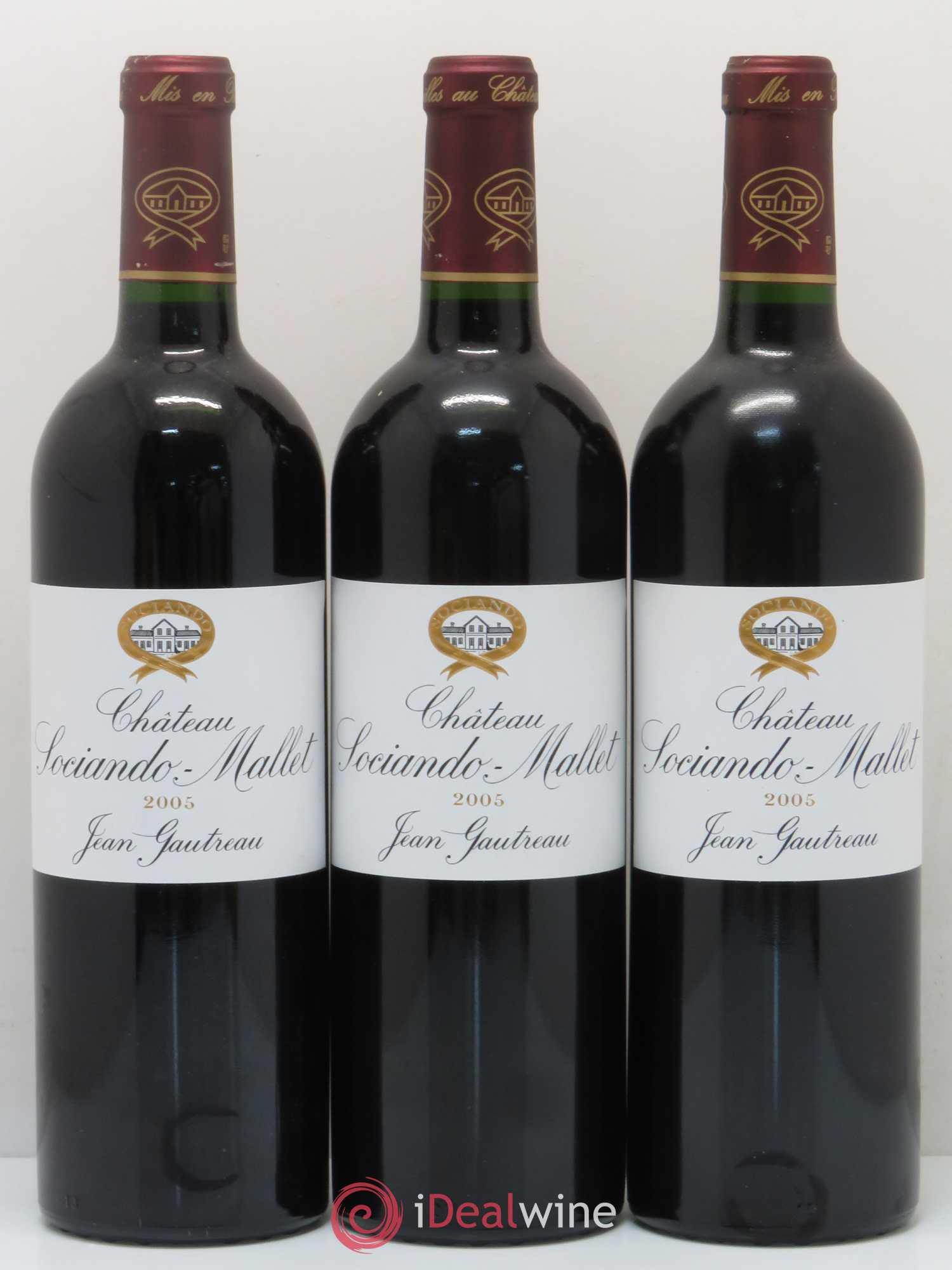 Château Sociando Mallet 2005 - Lot de 12 bouteilles - 2