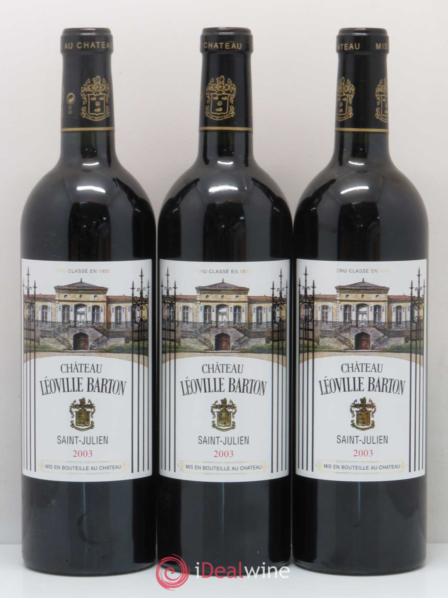 Château Léoville Barton 2ème Grand Cru Classé 2003 - Lot de 6 bouteilles - 2