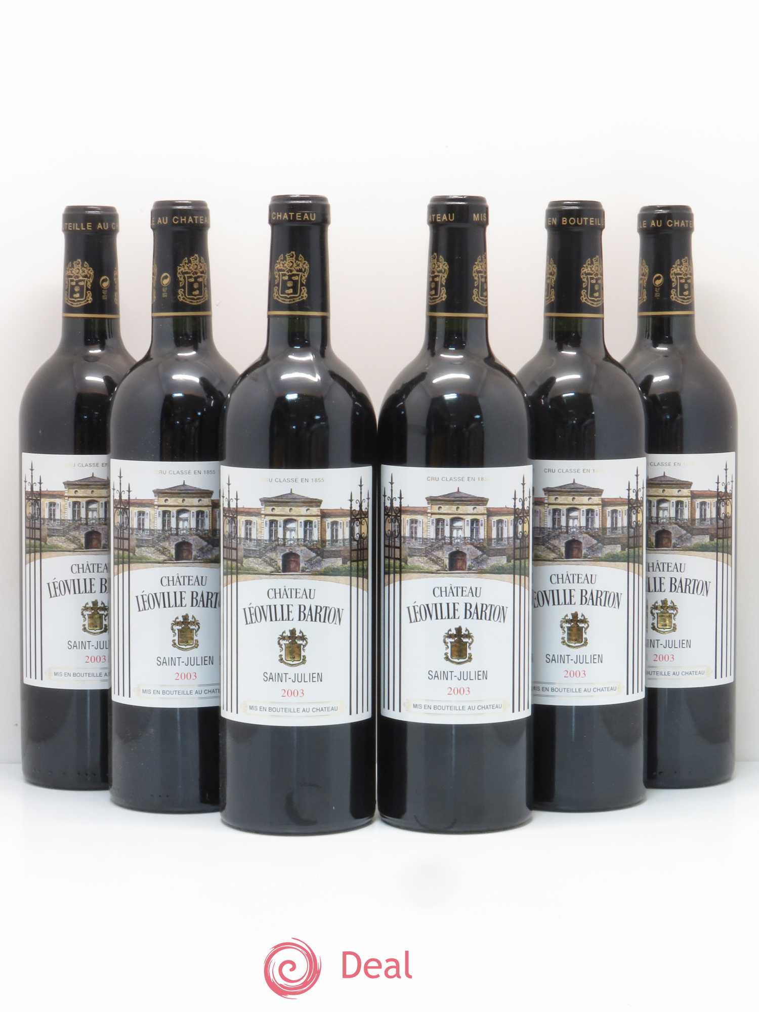 Château Léoville Barton 2ème Grand Cru Classé 2003 - Lot de 6 bouteilles - 0
