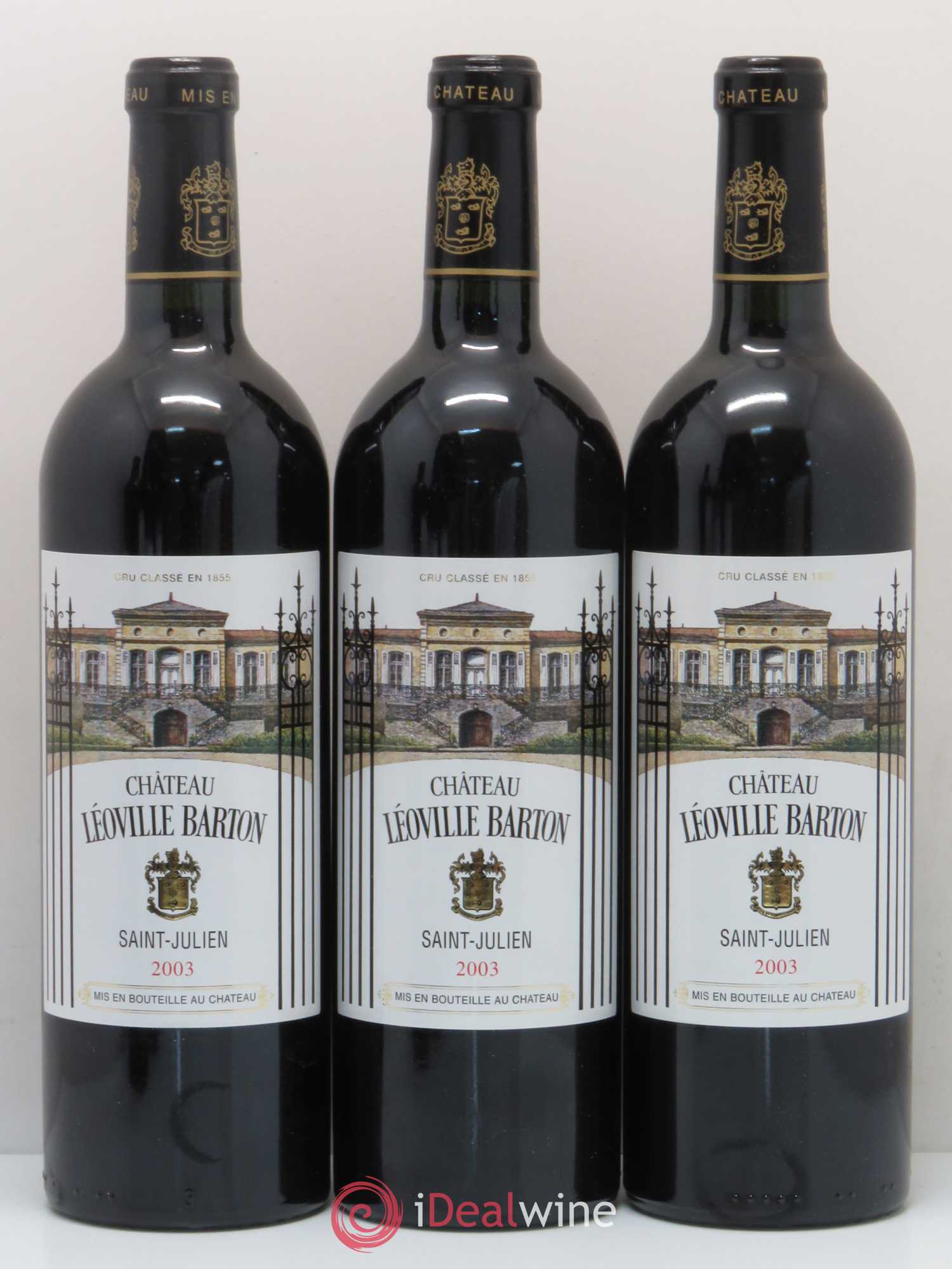 Château Léoville Barton 2ème Grand Cru Classé 2003 - Lot de 6 bouteilles - 1