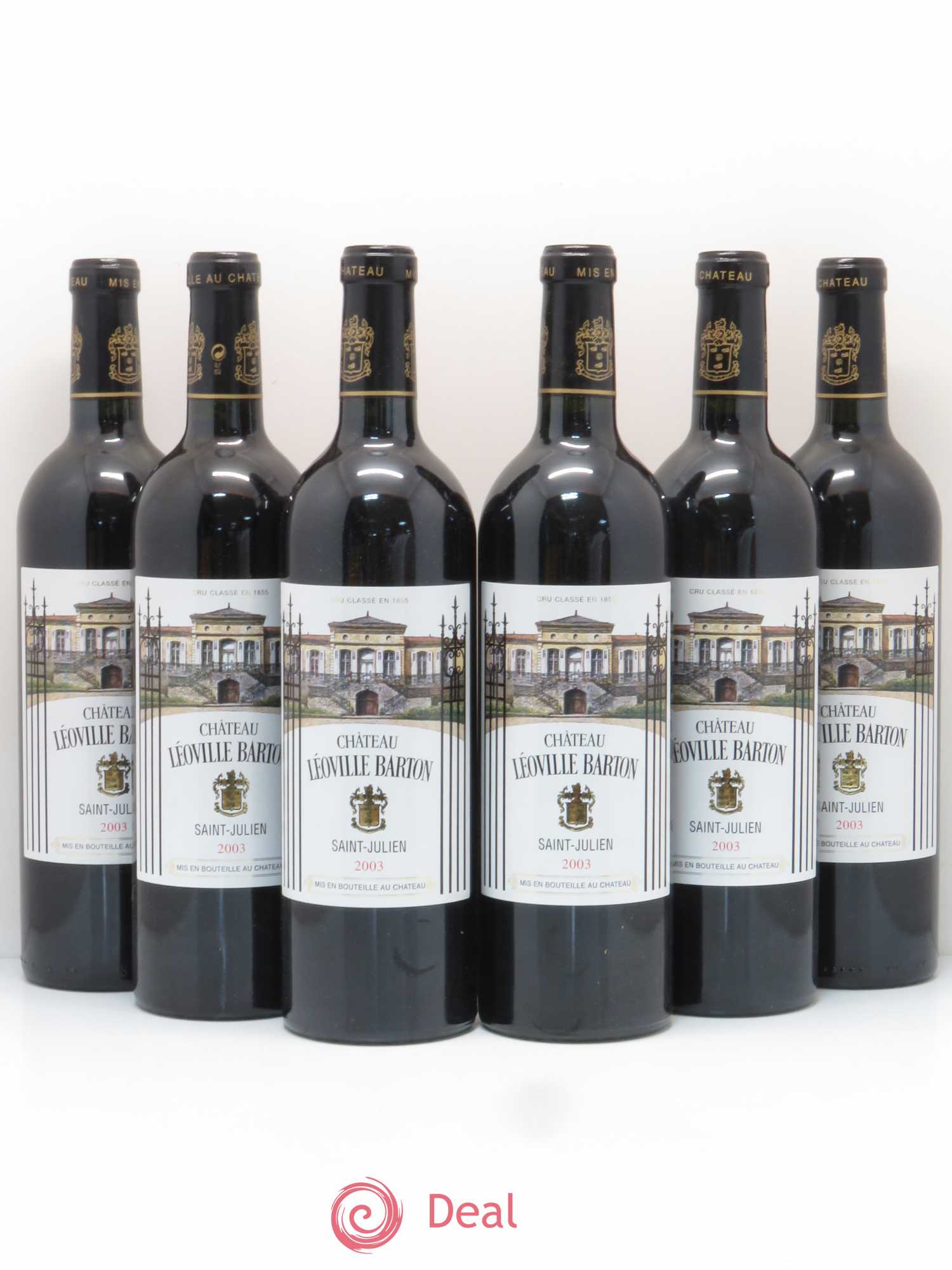 Château Léoville Barton 2ème Grand Cru Classé 2003 - Lot de 6 bouteilles - 0