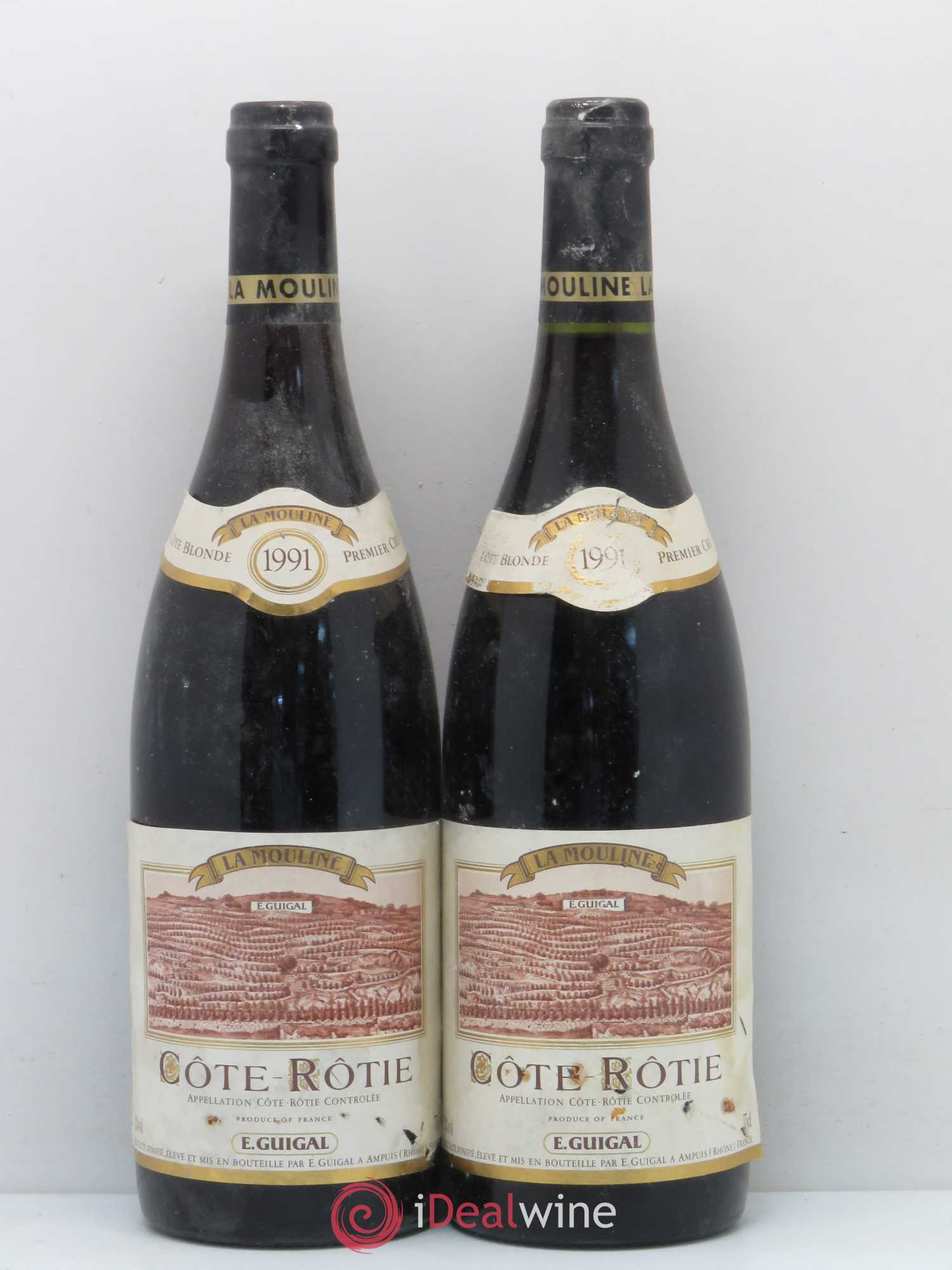 Côte-Rôtie La Mouline Guigal 1991 - Lot de 2 bouteilles - 0