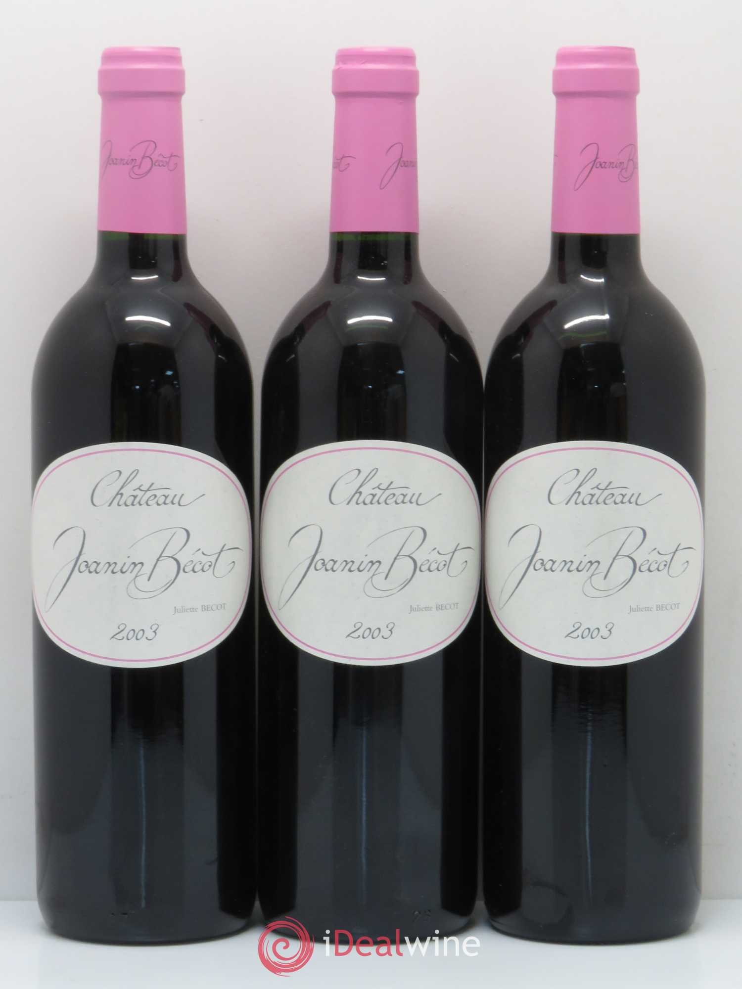 Château Joanin Bécot 2003 - Lot de 6 bouteilles - 2