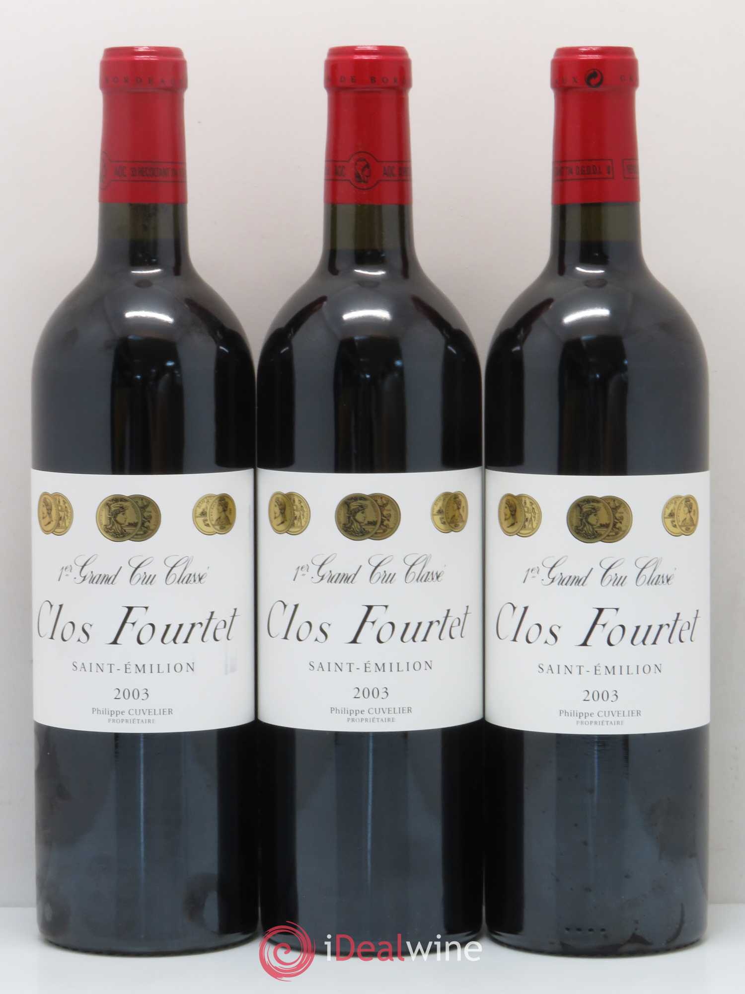 Clos Fourtet 1er Grand Cru Classé B 2003 - Lot de 6 bouteilles - 2