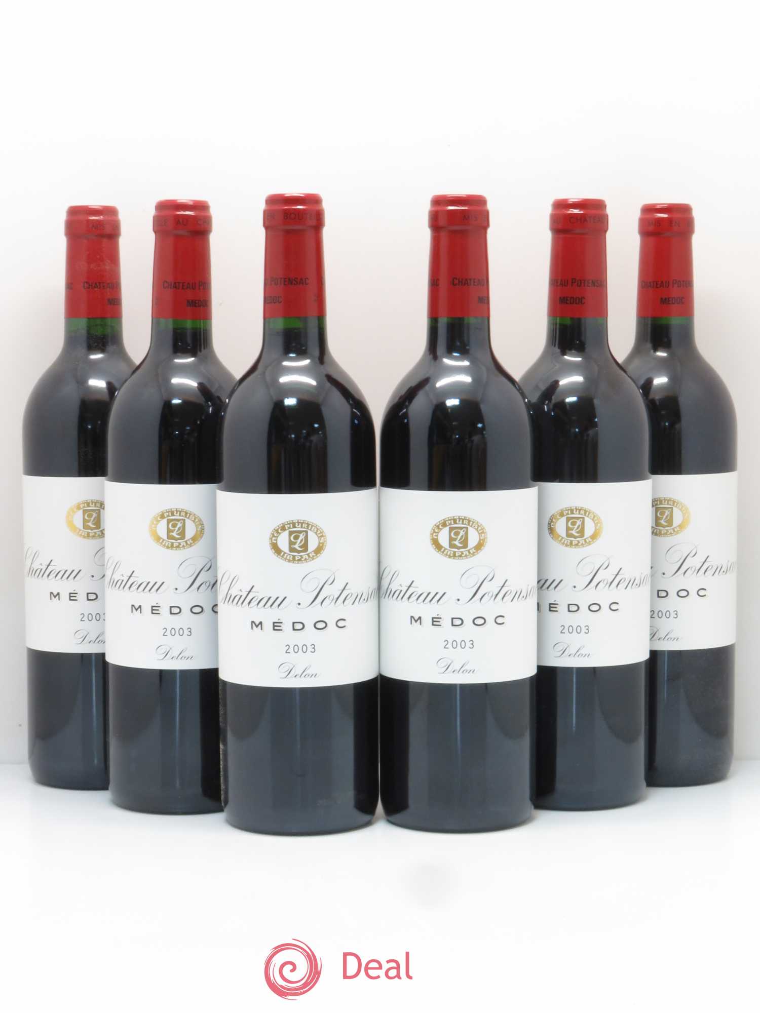 Château Potensac 2003 - Lot de 6 bouteilles - 0