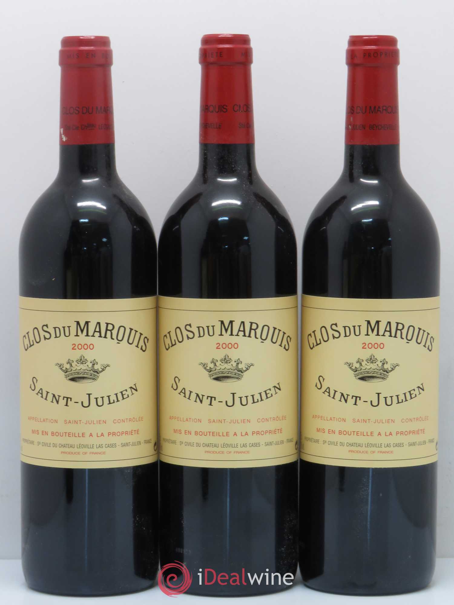 Clos du Marquis 2000 - Lot de 12 bouteilles - 1