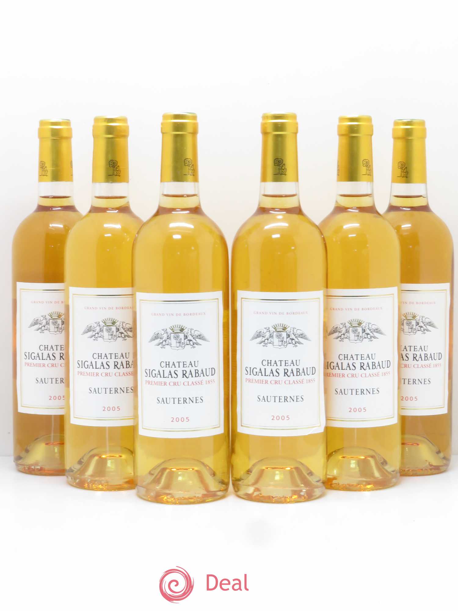 Château Sigalas Rabaud 1er Grand Cru Classé 2005 - Lotto di 6 bottiglie - 0