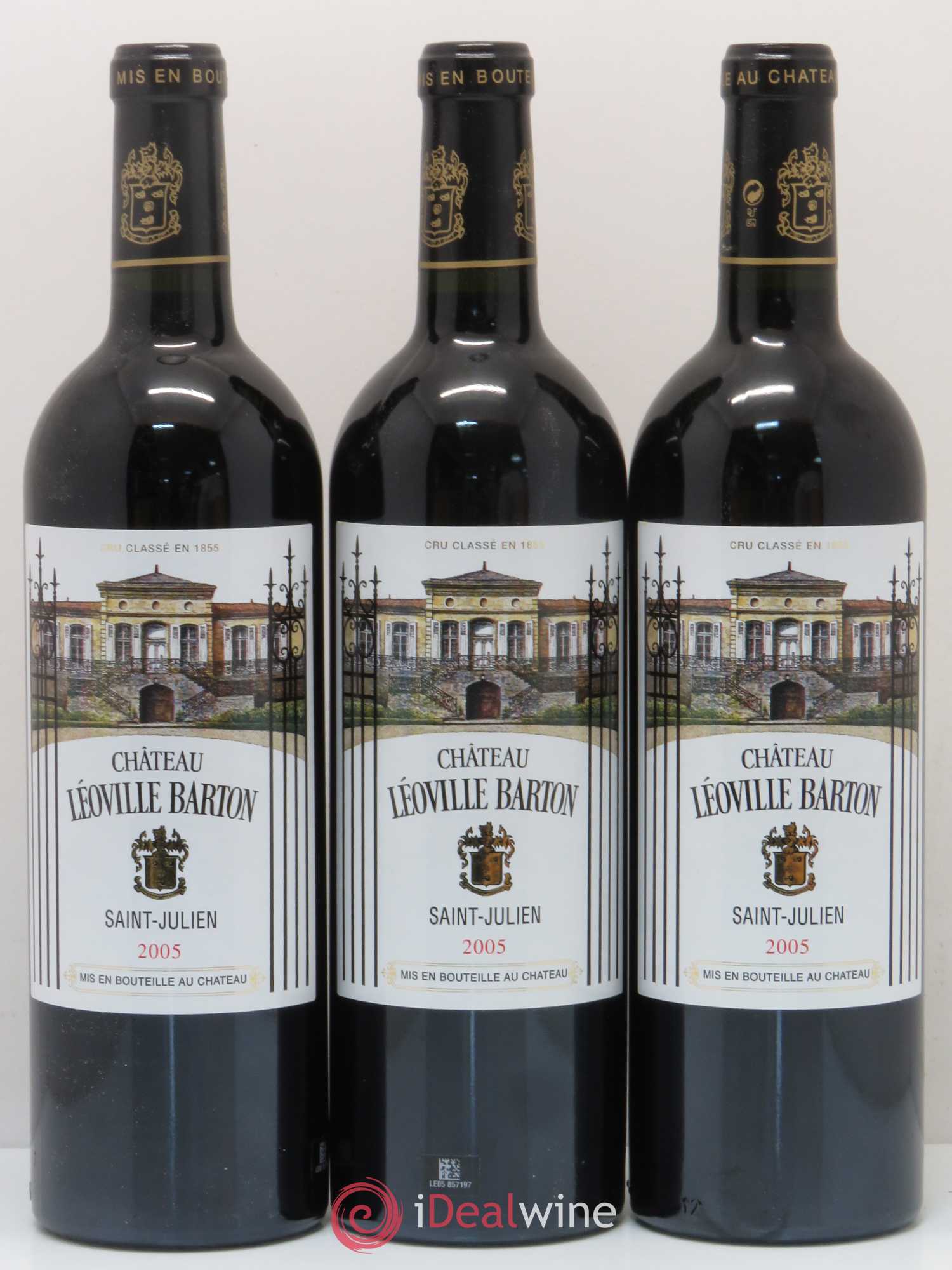 Château Léoville Barton 2ème Grand Cru Classé 2005 - Lot de 12 bouteilles - 3