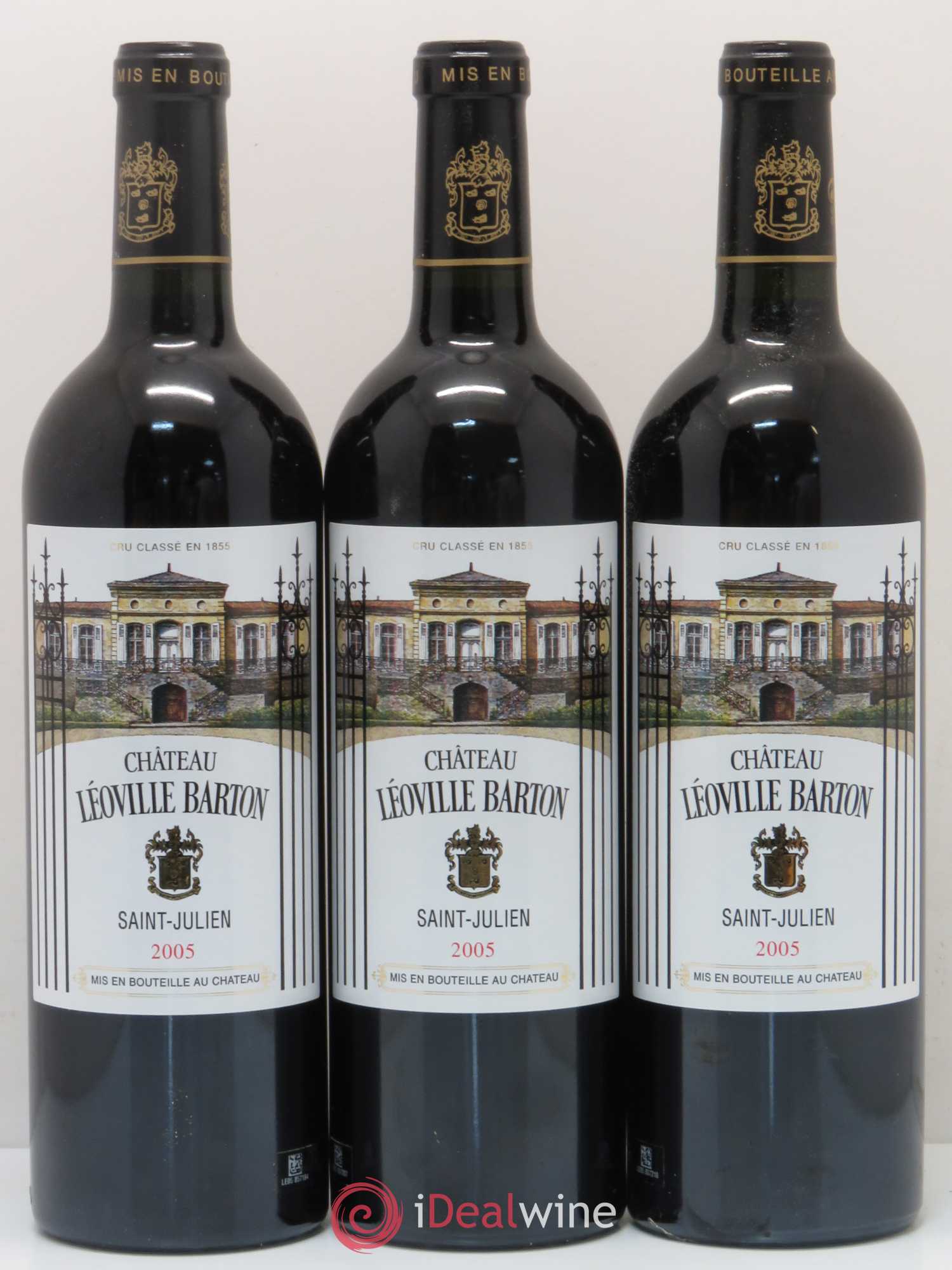 Château Léoville Barton 2ème Grand Cru Classé 2005 - Lot de 12 bouteilles - 4