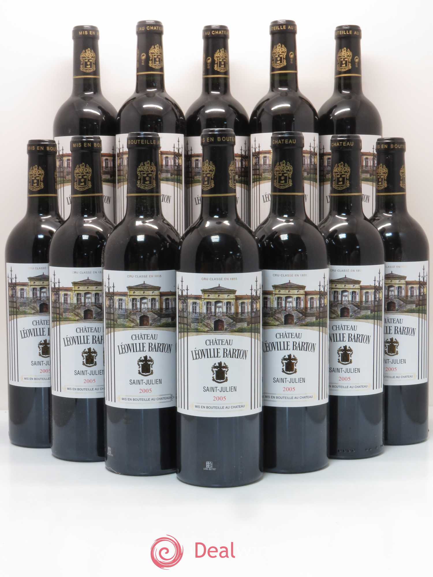 Château Léoville Barton 2ème Grand Cru Classé 2005 - Lot de 12 bouteilles - 0