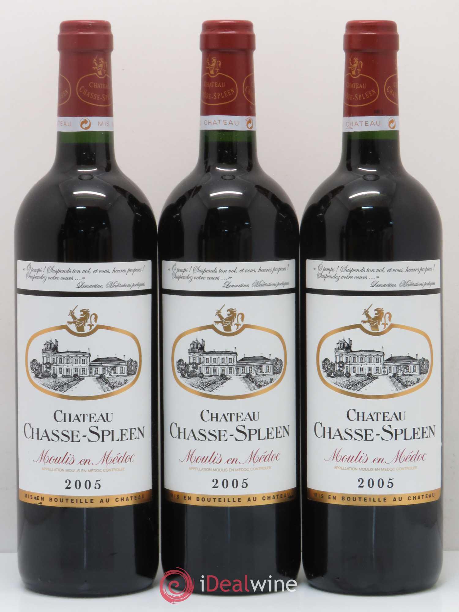 Château Chasse Spleen 2005 - Lot de 12 bouteilles - 1