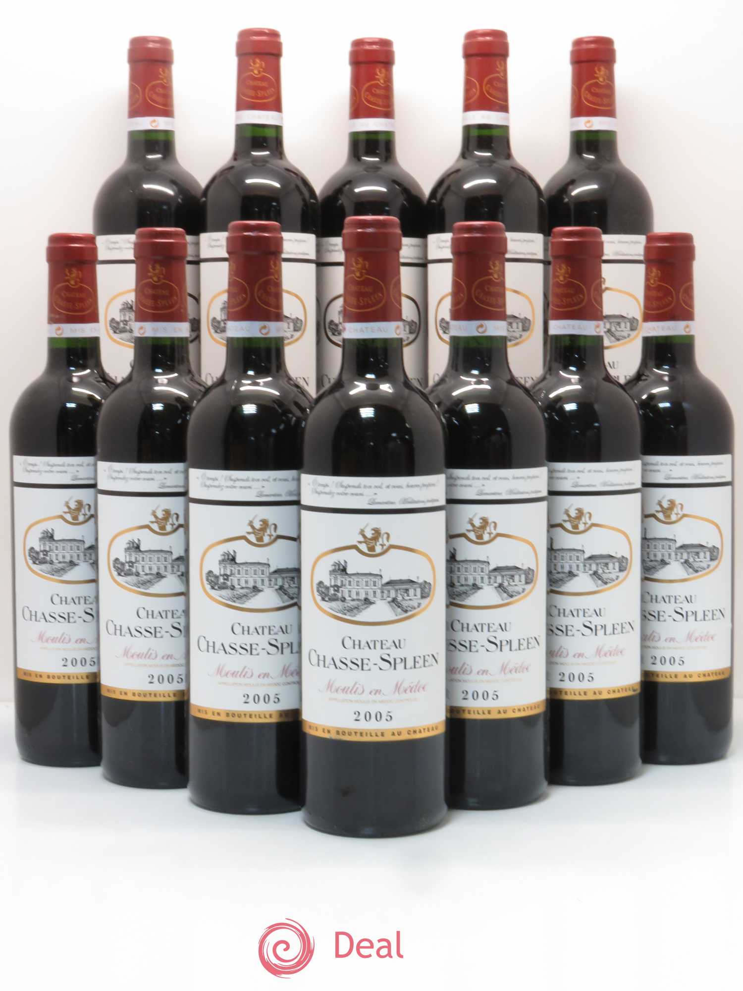Château Chasse Spleen 2005 - Lot de 12 bouteilles - 0