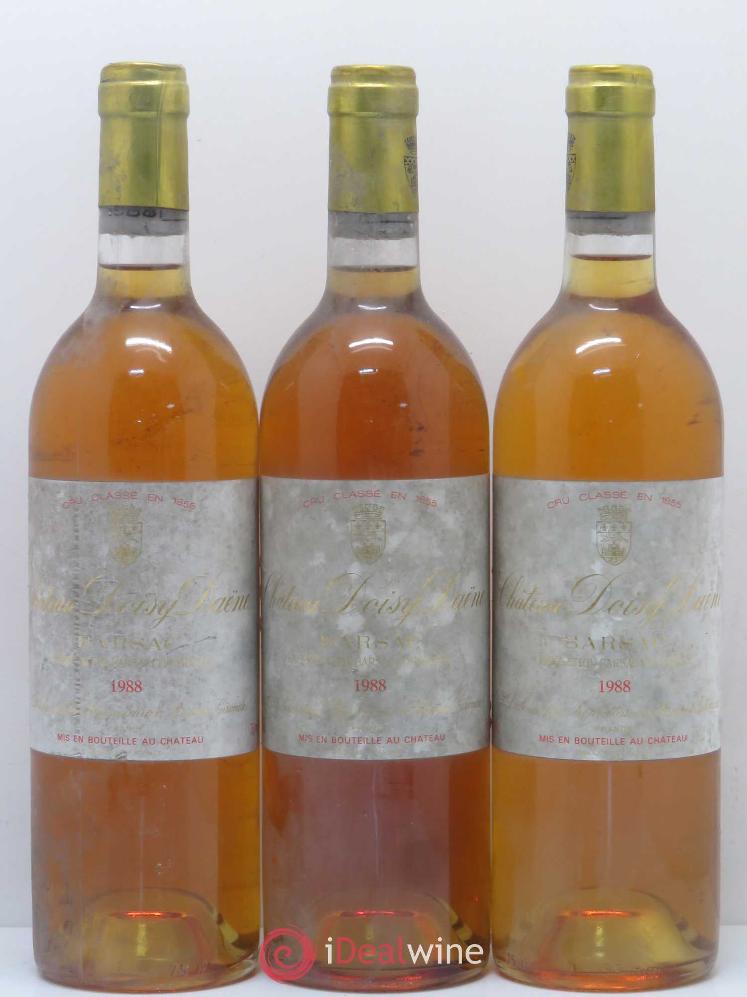 Château Doisy Daëne 2ème Grand Cru Classé 1988 - Lotto di 3 bottiglie - 0