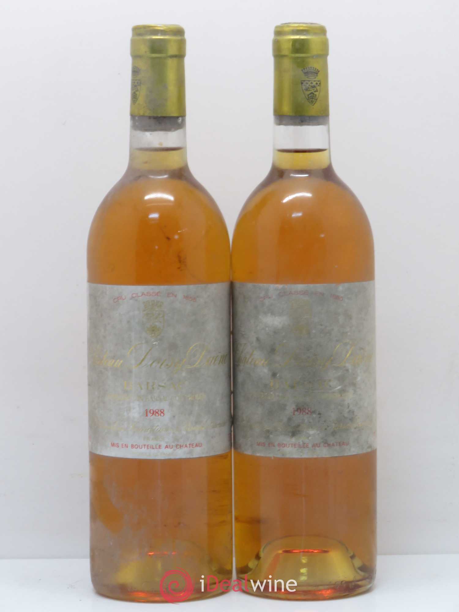 Château Doisy Daëne 2ème Grand Cru Classé 1988 - Lotto di 2 bottiglie - 0