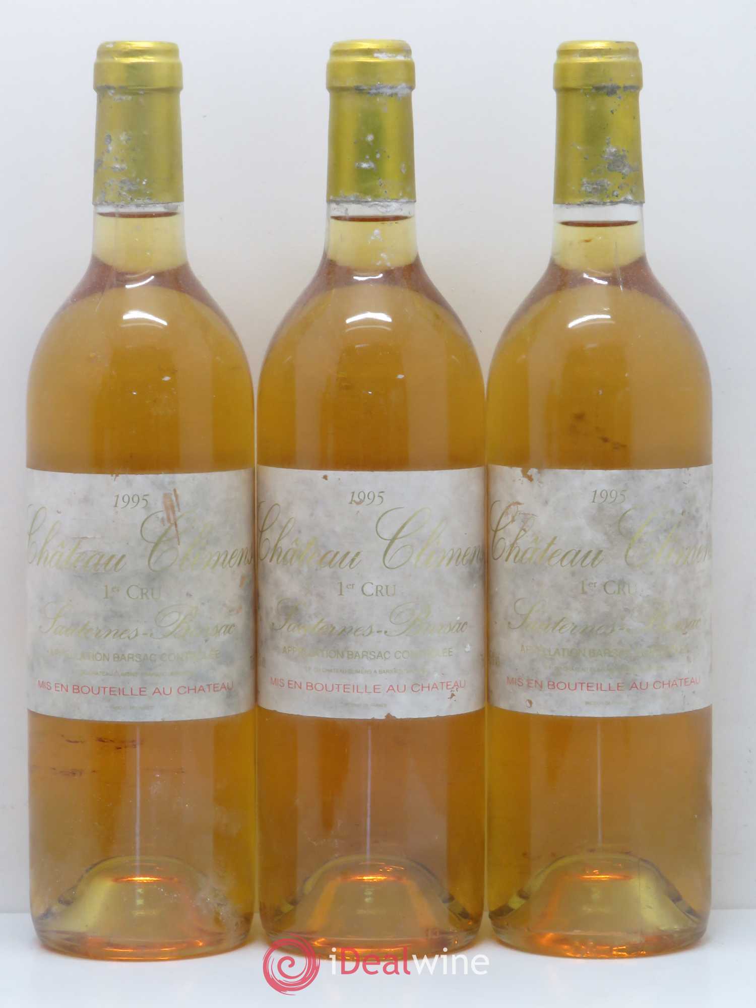 Château Climens 1er Grand Cru Classé 1995 - Lotto di 6 bottiglie - 1