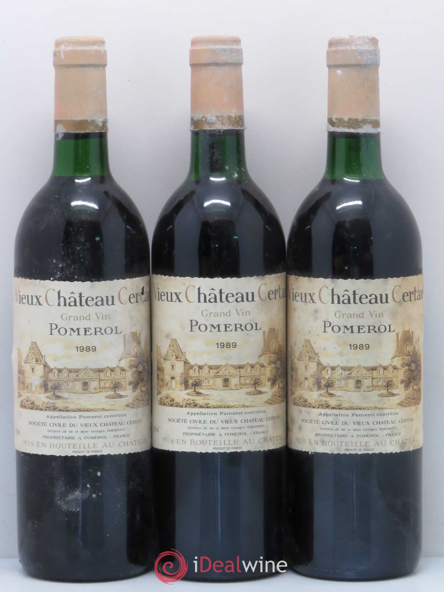 Vieux Château Certan 1989 - Lot de 5 bouteilles - 1
