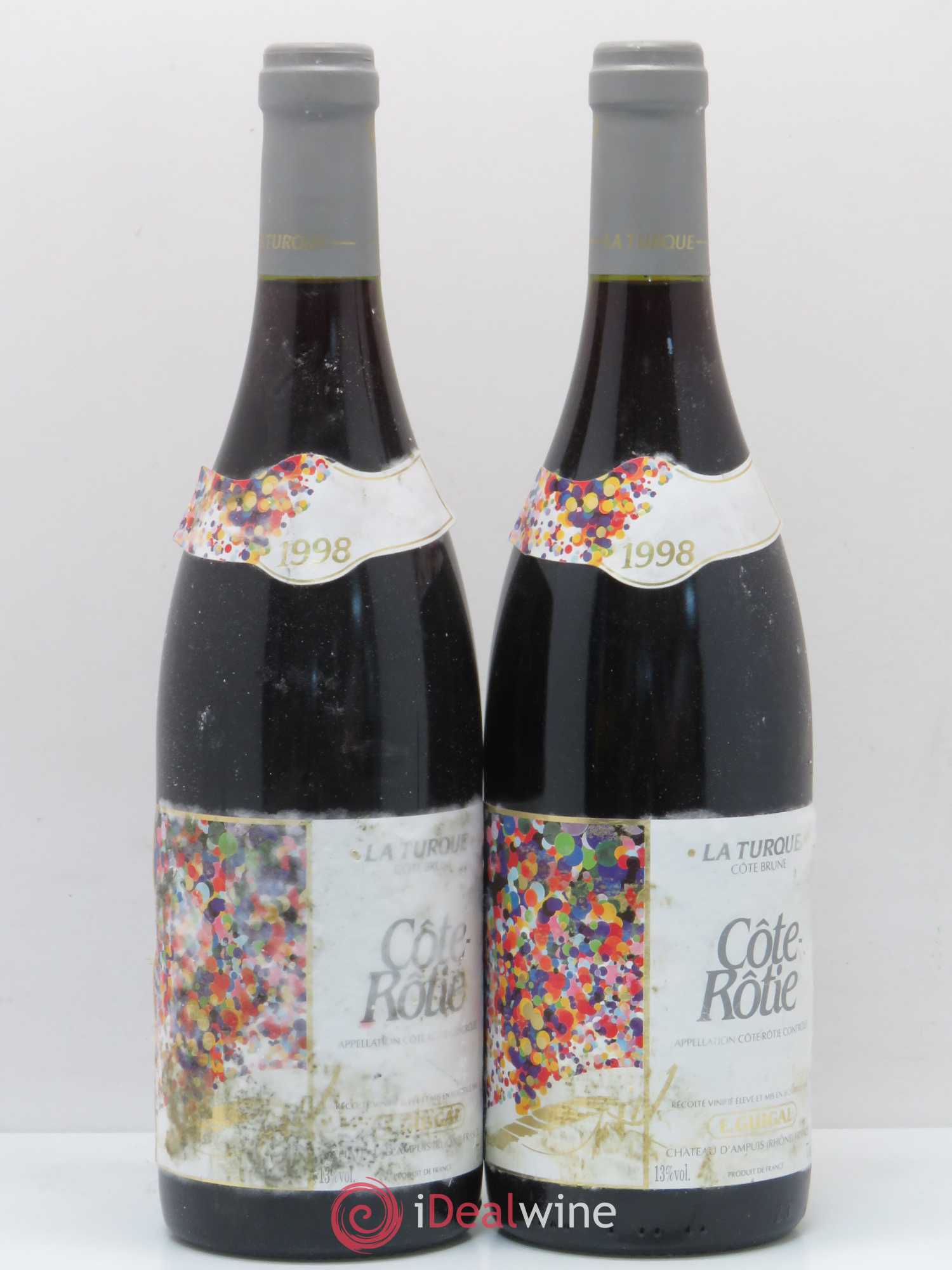 Côte-Rôtie La Turque Guigal 1998 - Lot de 2 bouteilles - 0