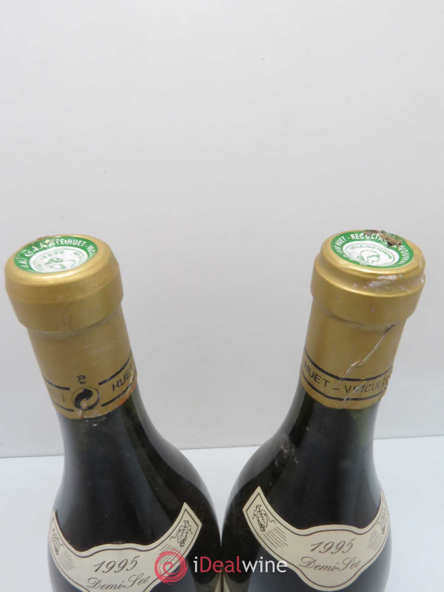 Vouvray Clos du Bourg Demi-Sec Domaine Huet 1995 - Lot de 2 bouteilles - 1