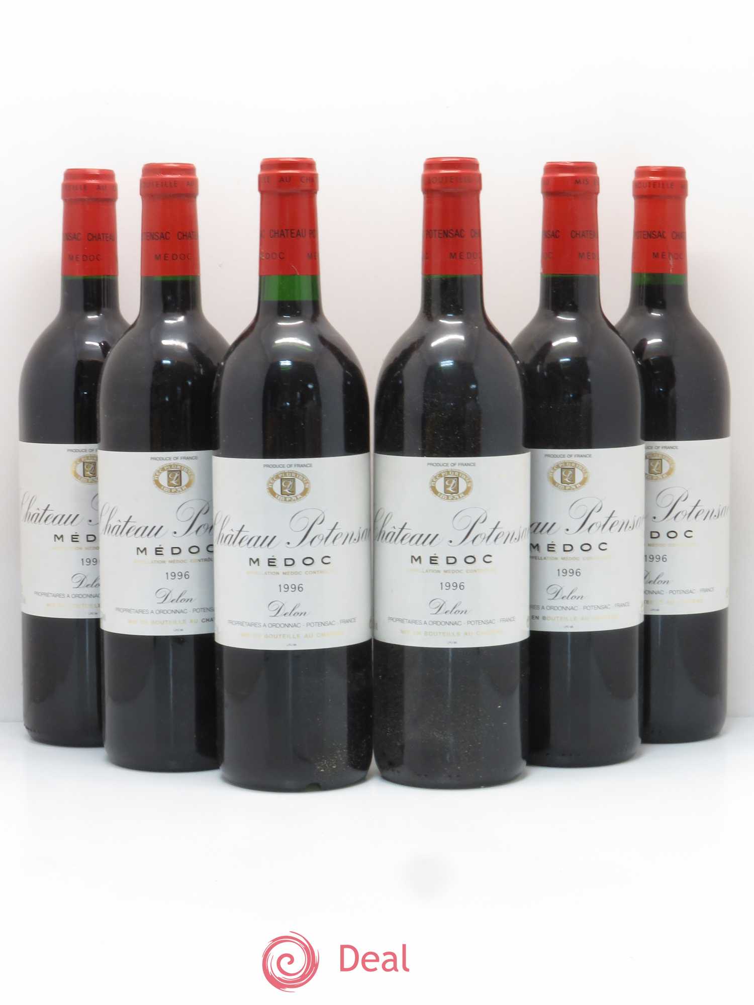 Château Potensac 1996 - Lot de 6 bouteilles - 0