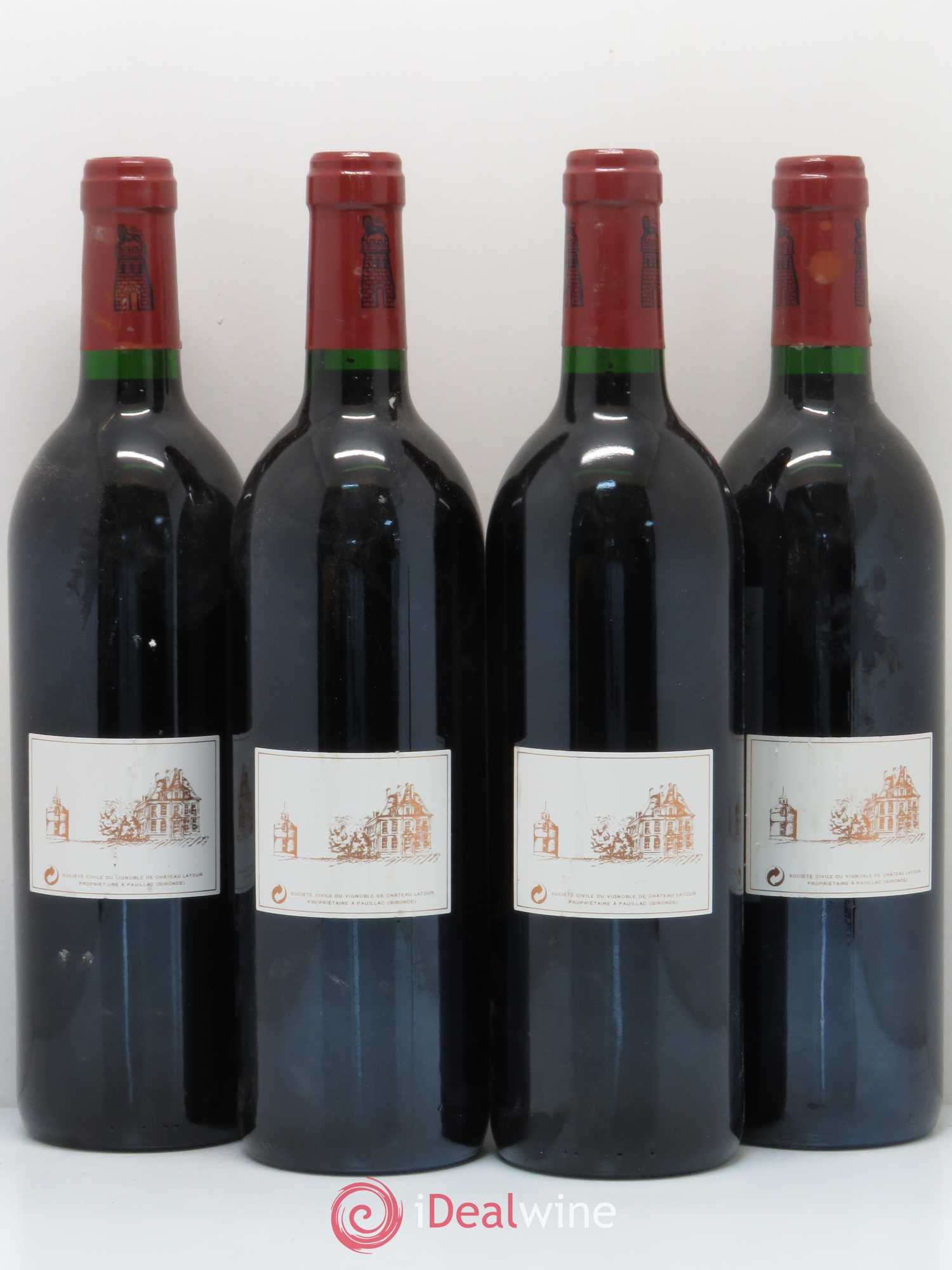 Château Latour 1er Grand Cru Classé 1994 - Lot de 4 bouteilles - 1