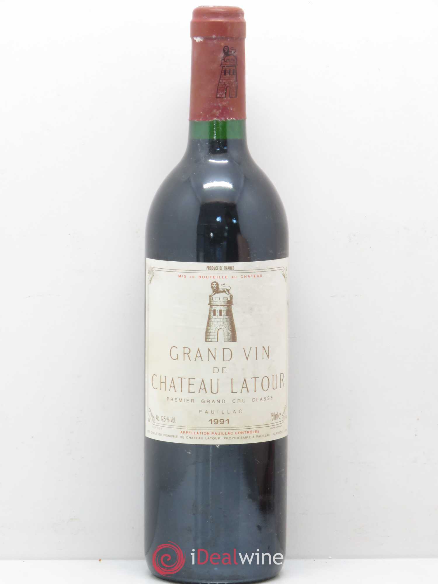 Château Latour 1er Grand Cru Classé 1991 - Lot de 1 bouteille - 0