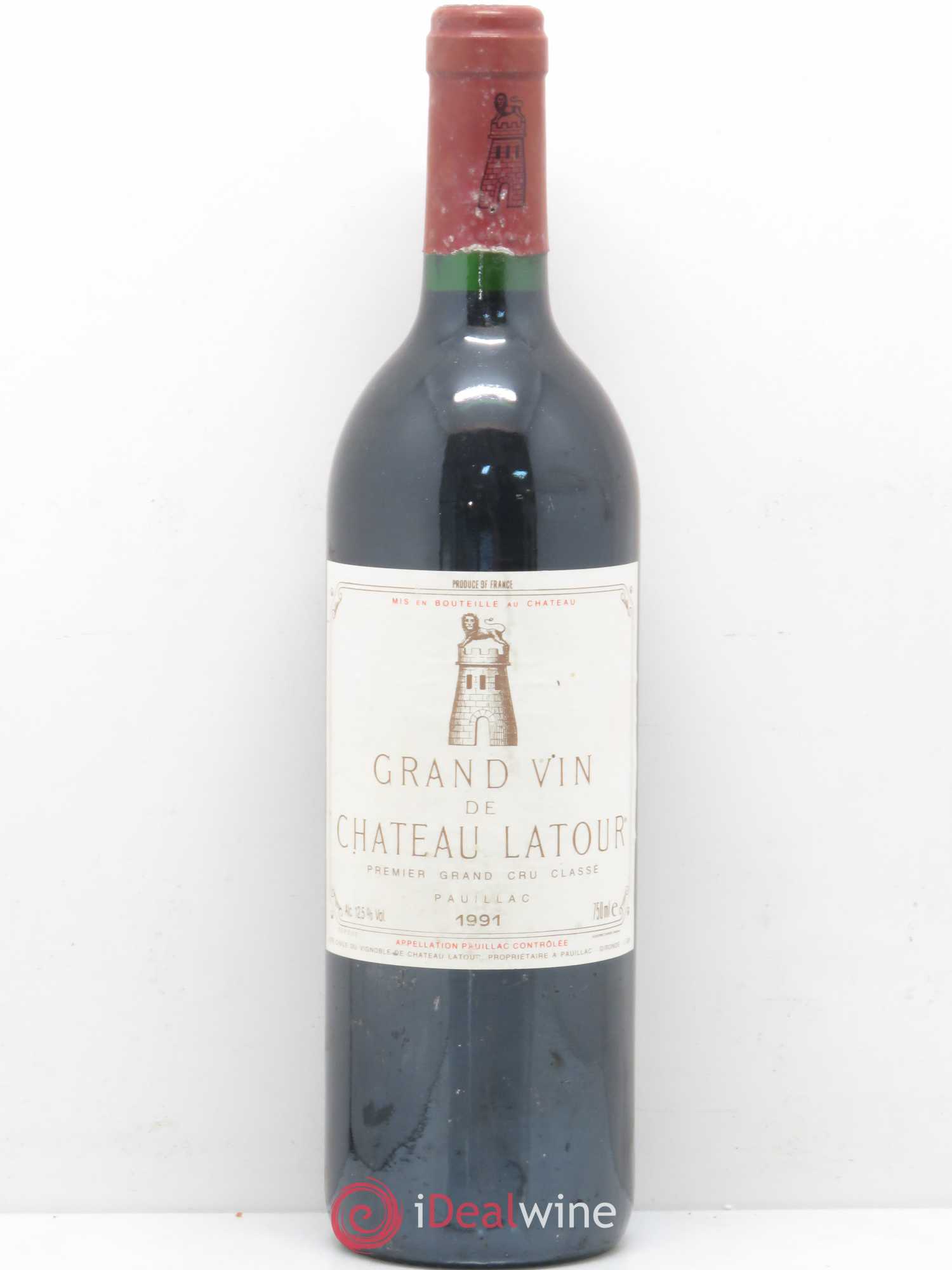 Château Latour 1er Grand Cru Classé 1991 - Lot de 1 bouteille - 0