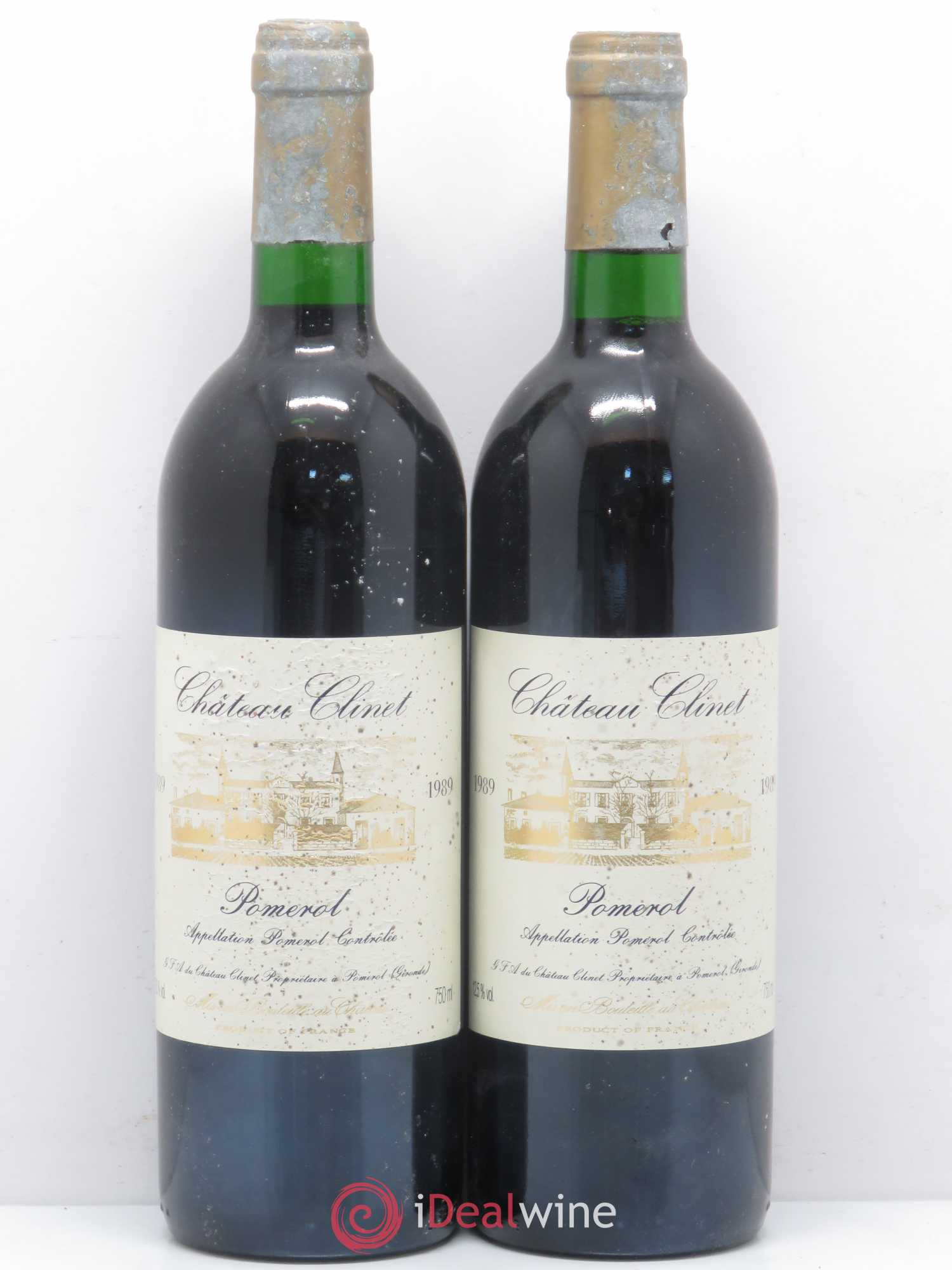 Château Clinet 1989 - Lot de 2 bouteilles - 0