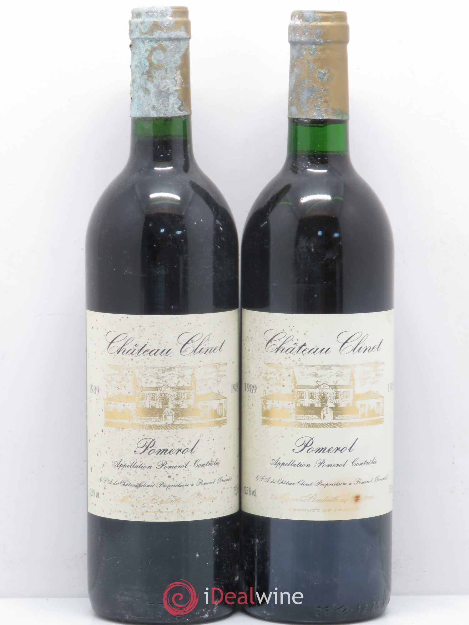 Château Clinet 1989 - Lot de 2 bouteilles - 0