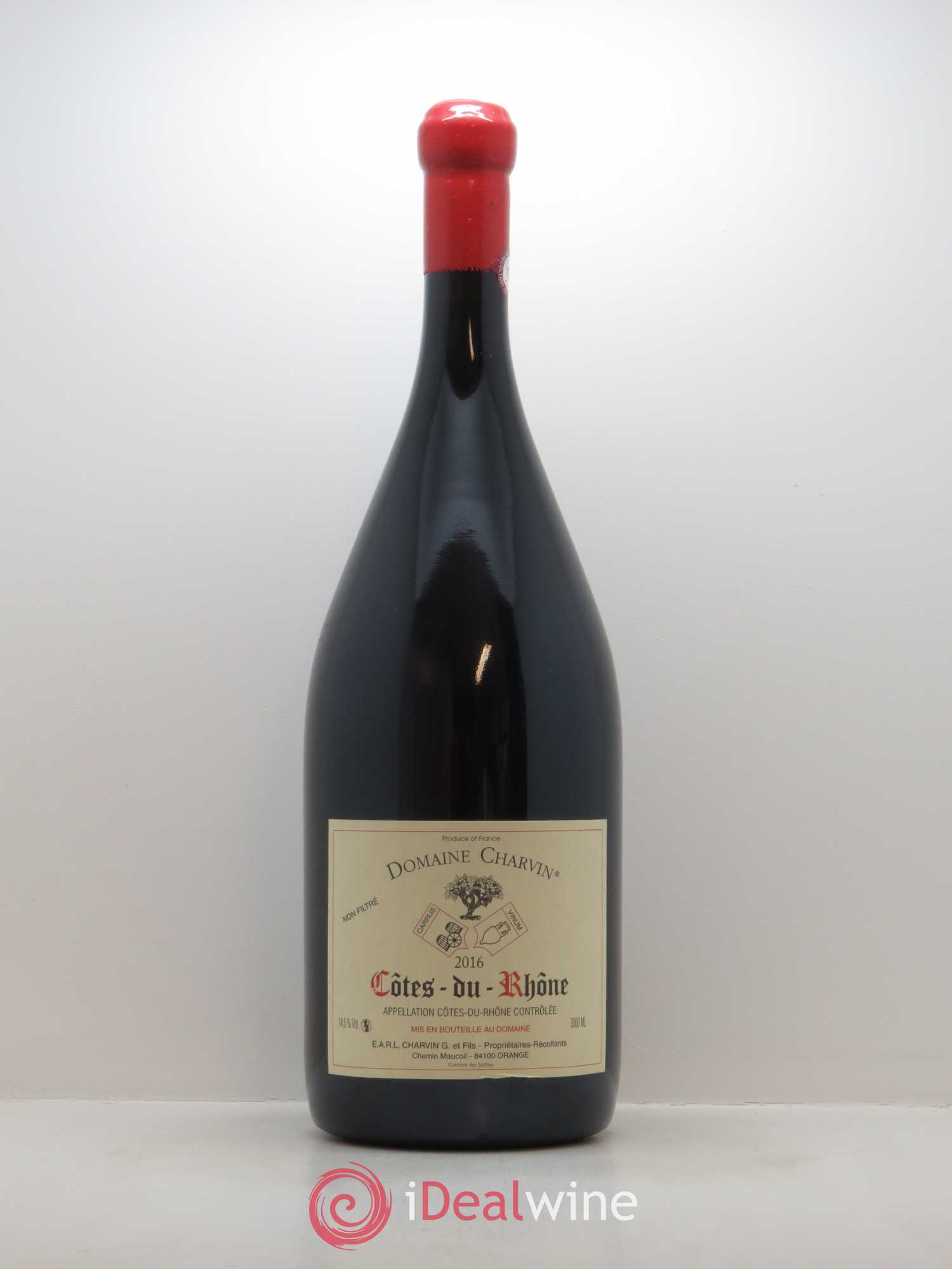 Côtes-du-Rhône Charvin (Domaine) 2016 - Lot de 1 jeroboam - 0