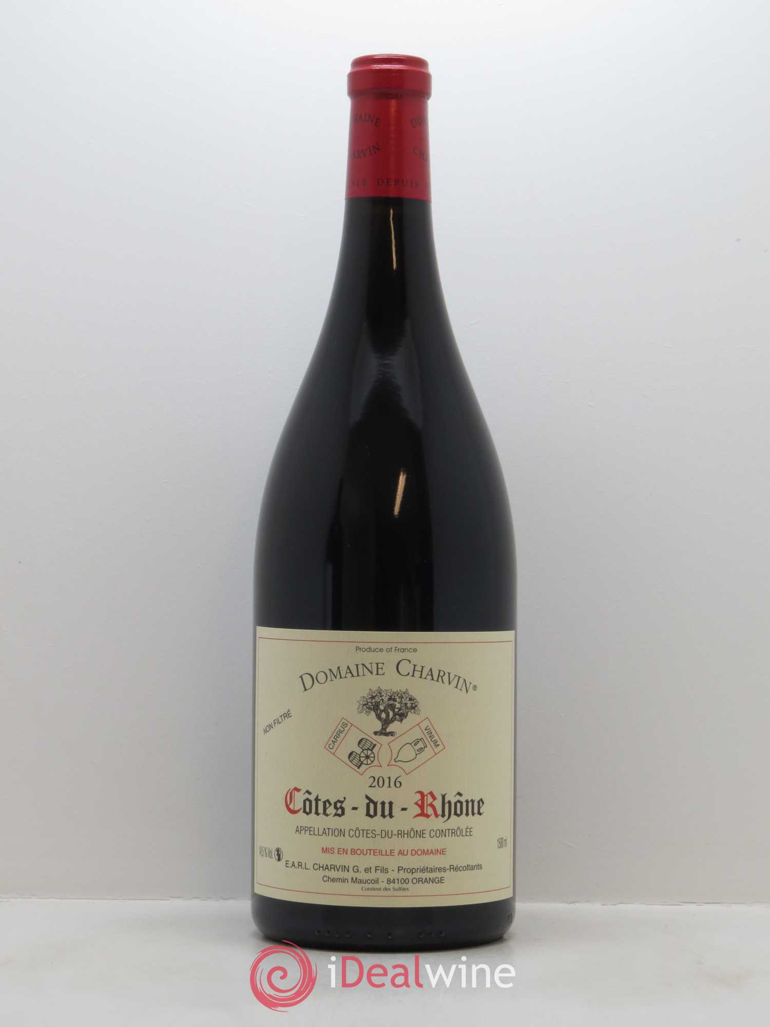 Côtes-du-Rhône Charvin (Domaine) 2016 - Lot de 1 magnum - 0